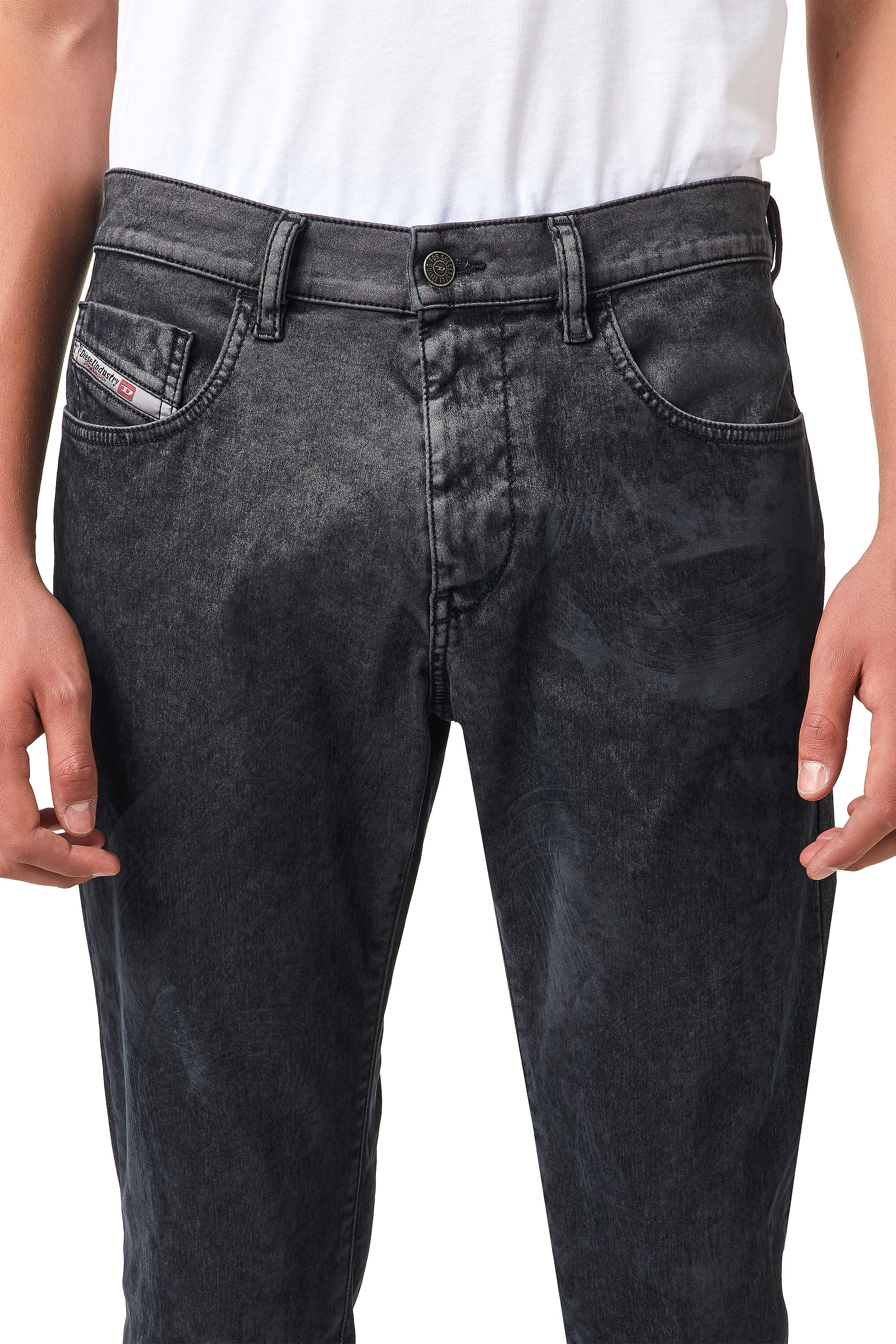Diesel - D-Strukt Slim JoggJeans® 069YQ, Dark Blue - Image 5
