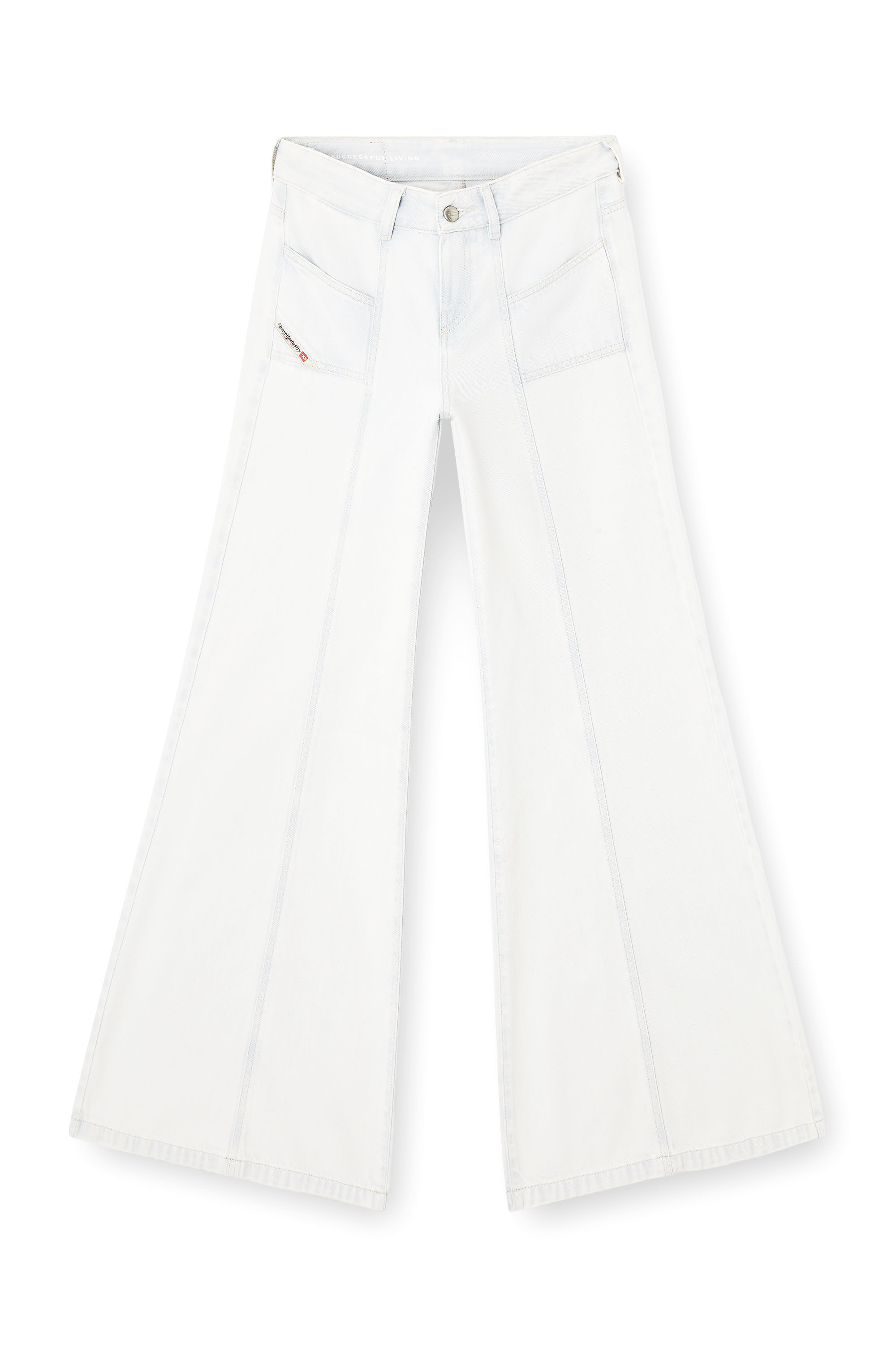Women's Flare Jeans | White | Diesel D-Akii