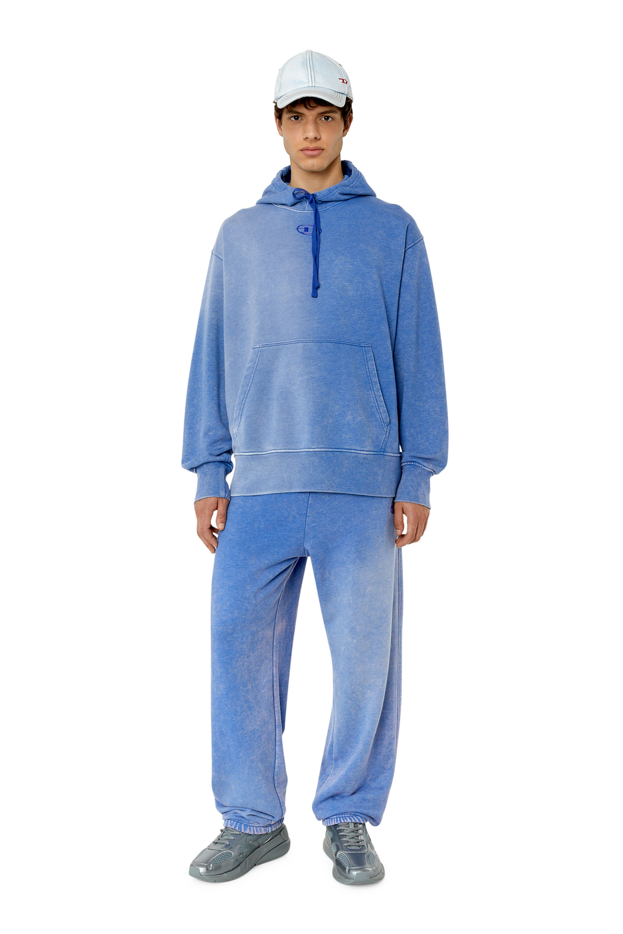 P-MARKY Man: Track pants with whitened treatment | Diesel