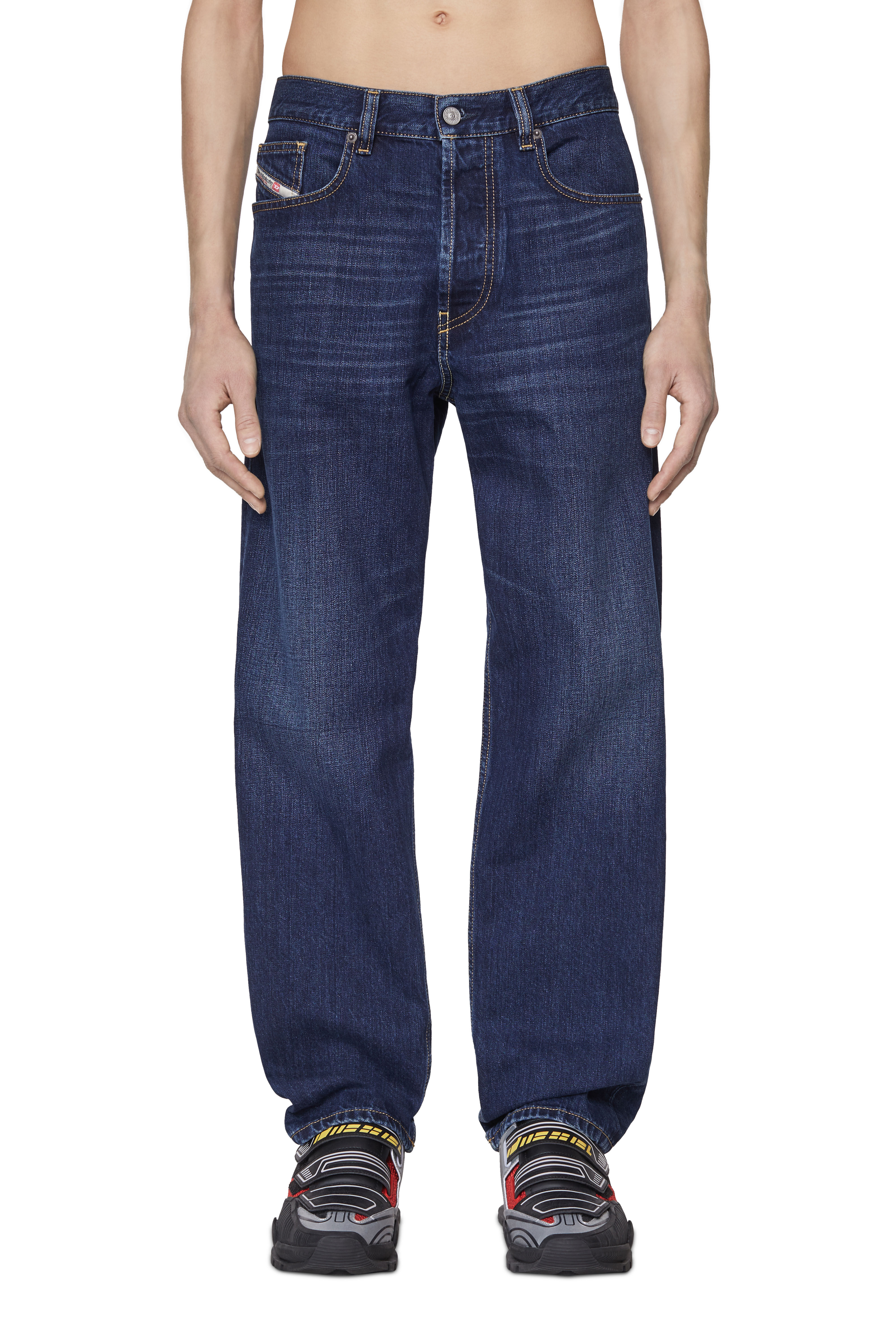 Diesel - 2010 09B96 Straight Jeans, Azul Oscuro - Image 3