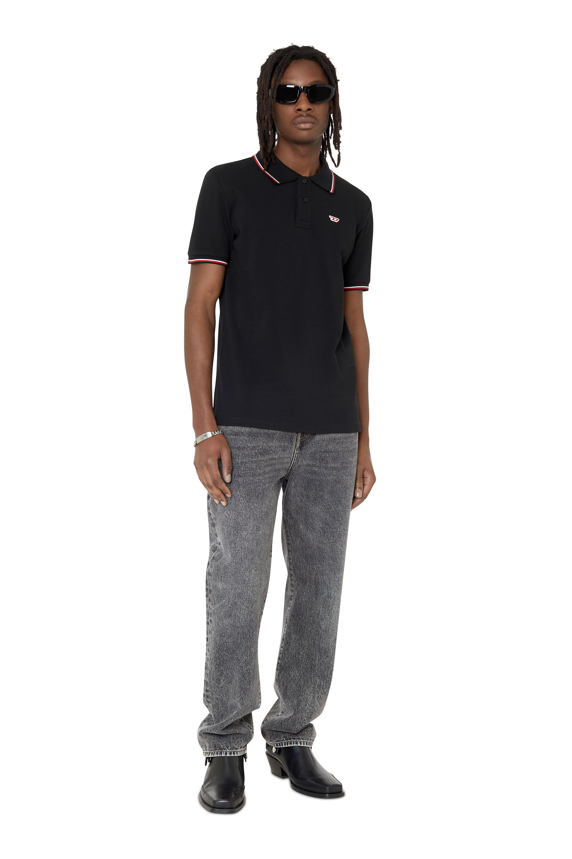 最新 with shirt polo Responsible Man: T-SMITH-D D Diesel | logo トップス