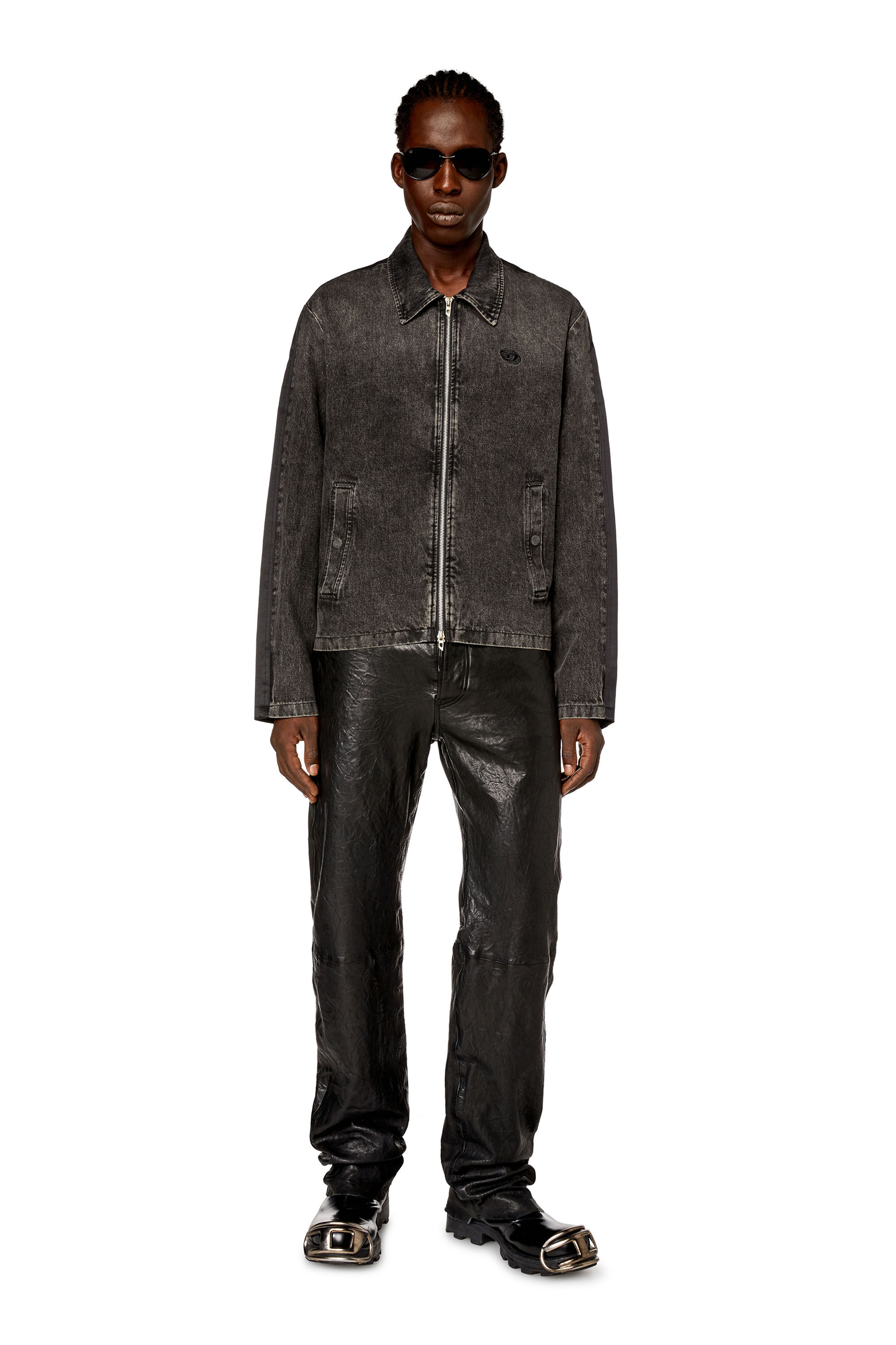 Men's Hybrid jacket in denim and twill | J-HARRIS Diesel