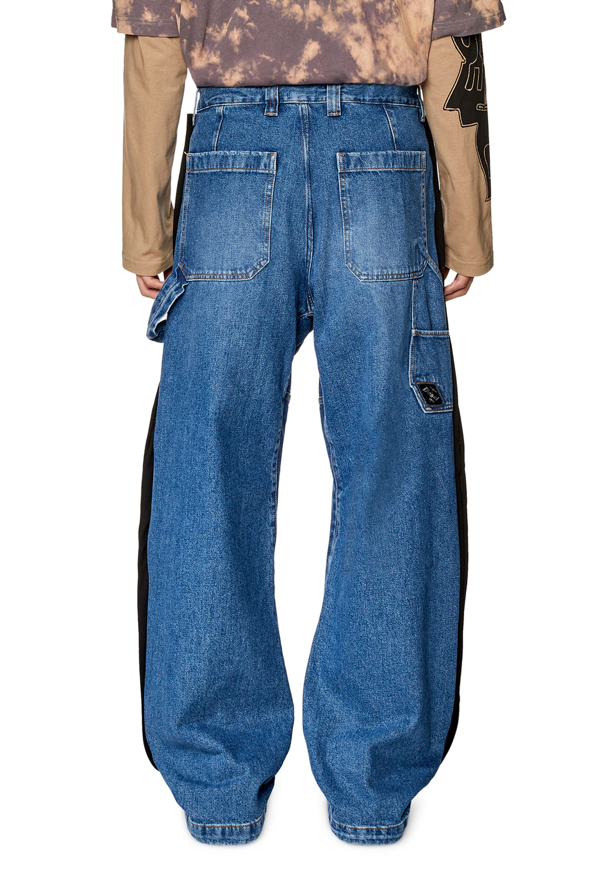 Diesel - Straight Jeans D-Livery 0HJAV, Azul medio - Image 4