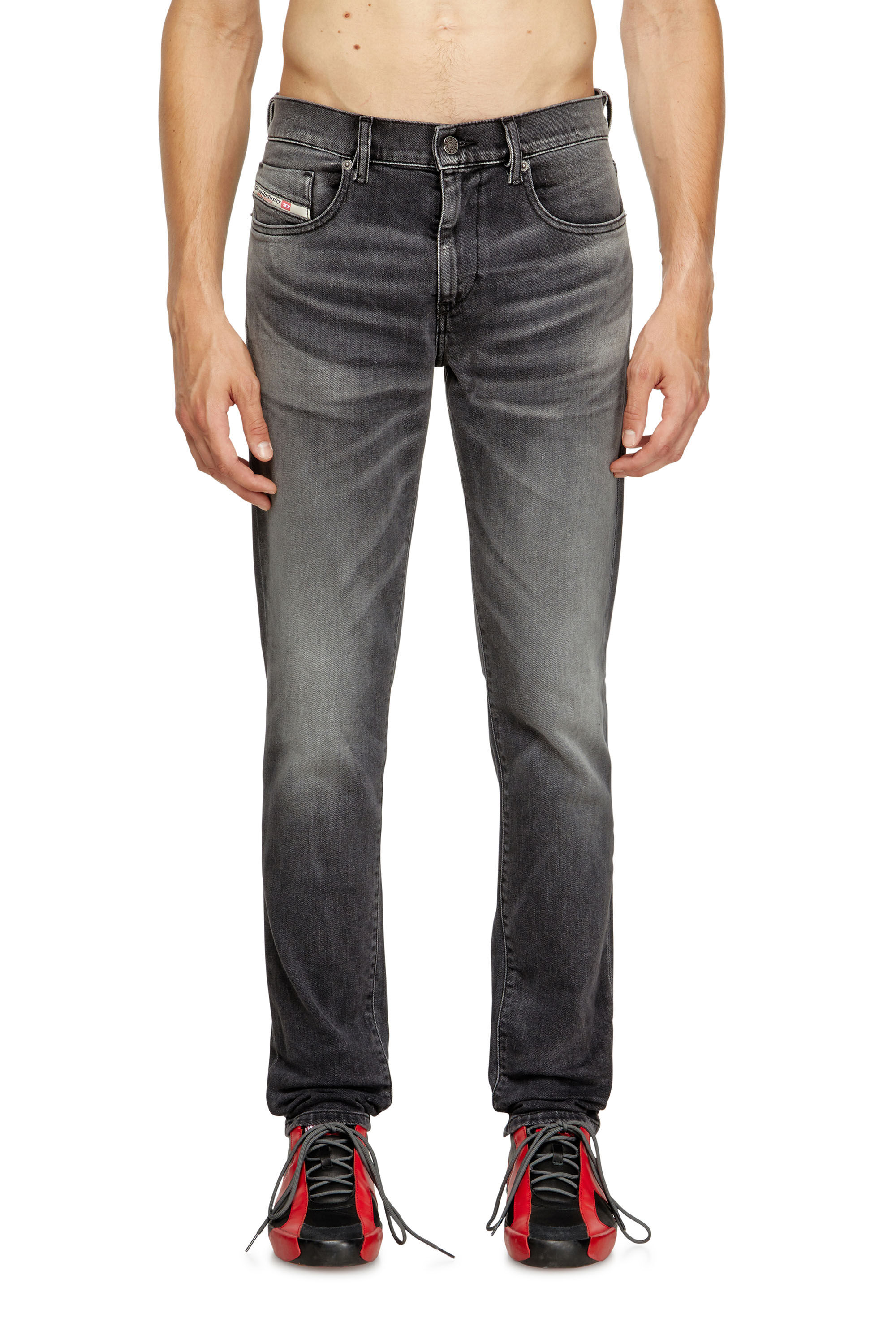 Men's Slim Jeans | Black/Dark grey | Diesel 2019 D-Strukt