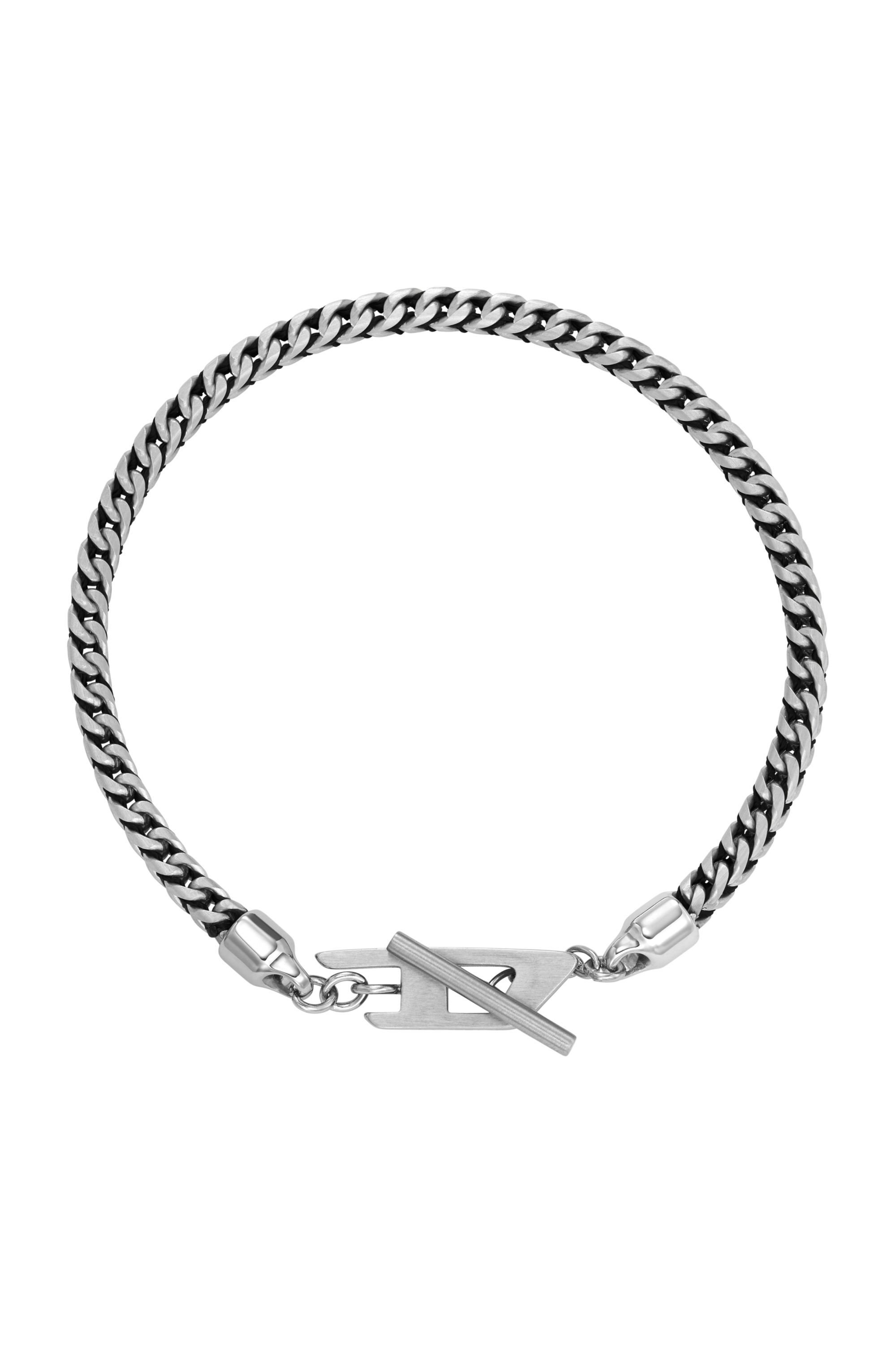 Diesel - DX1551040 JEWEL, Pulsera de cadena de acero inoxidable Unisex in Plateado - 1