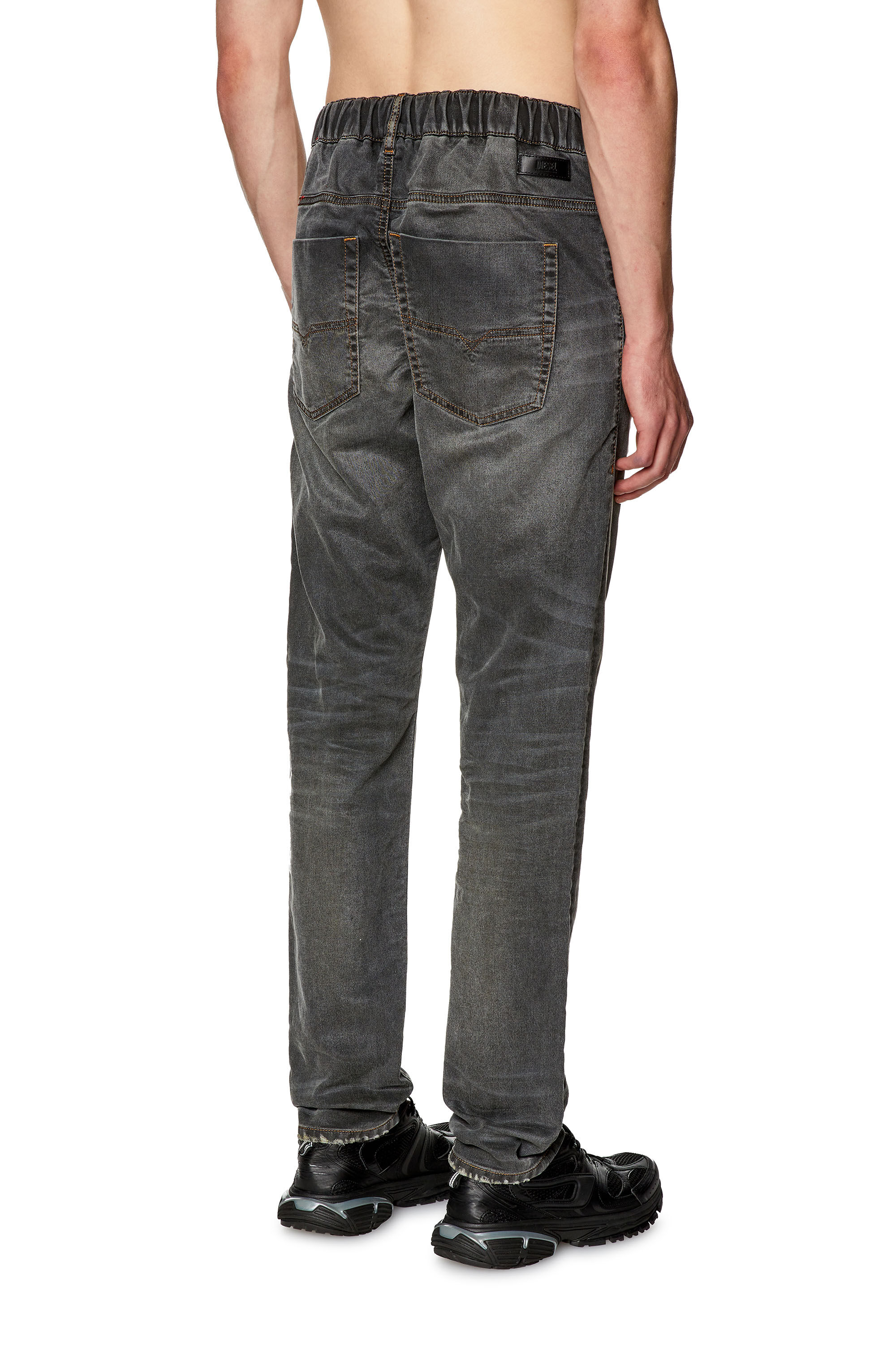 Men's Tapered Jeans | Dark grey | Diesel 2030 D-Krooley Joggjeans®
