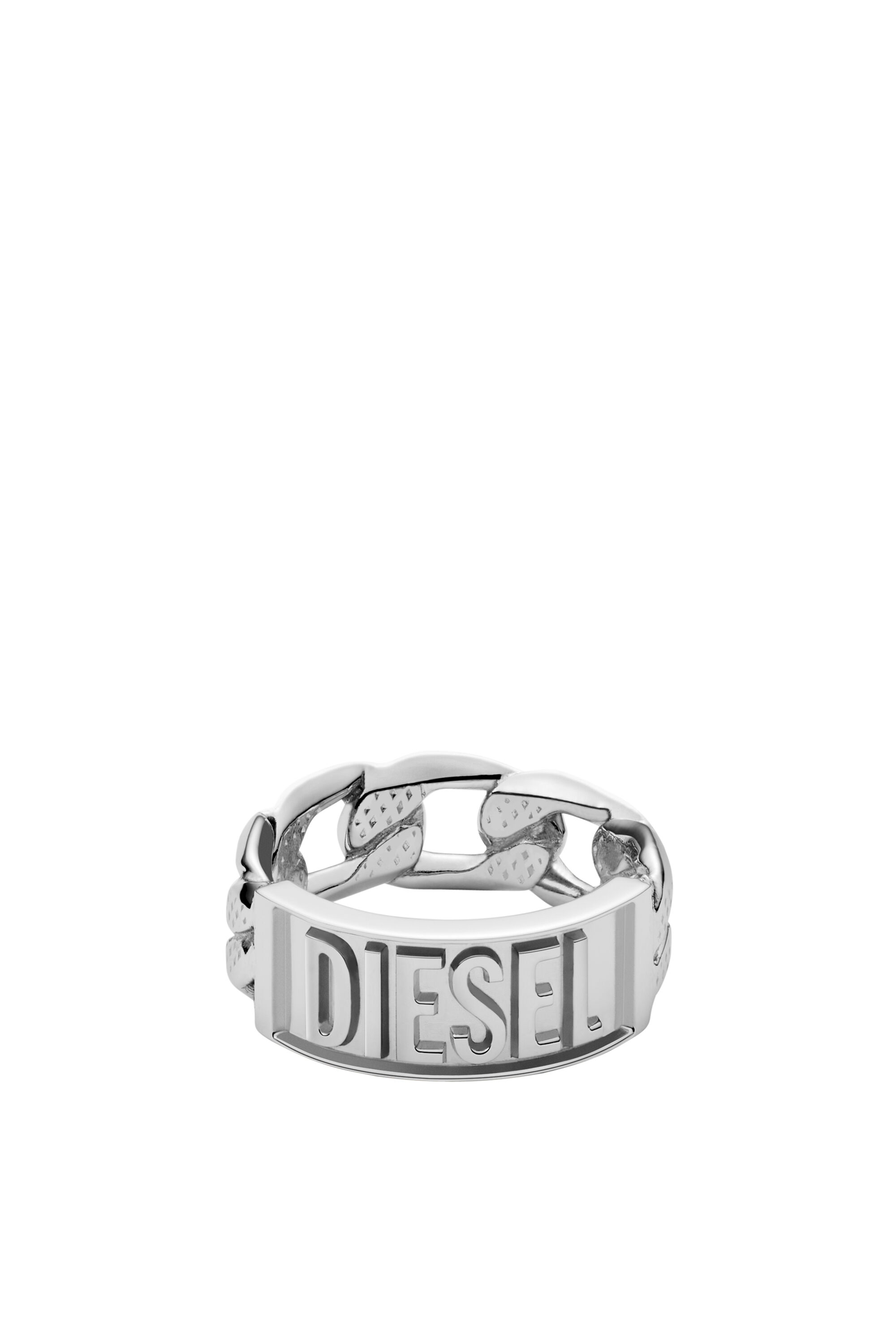 DX1347 Man: Stainless steel band ring | Diesel