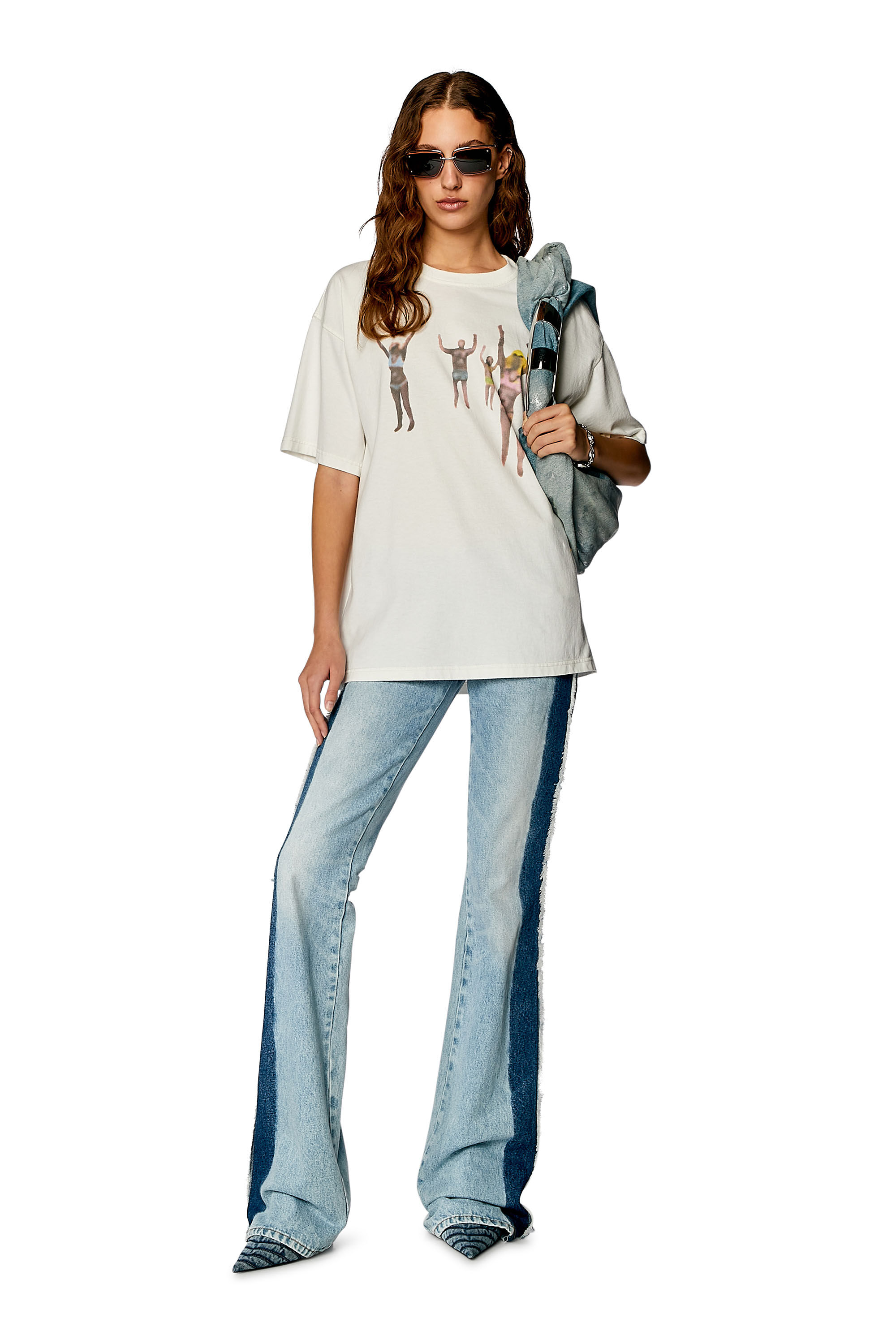 Embellished Crew Neck Short Sleeve Boxy Tee | Express