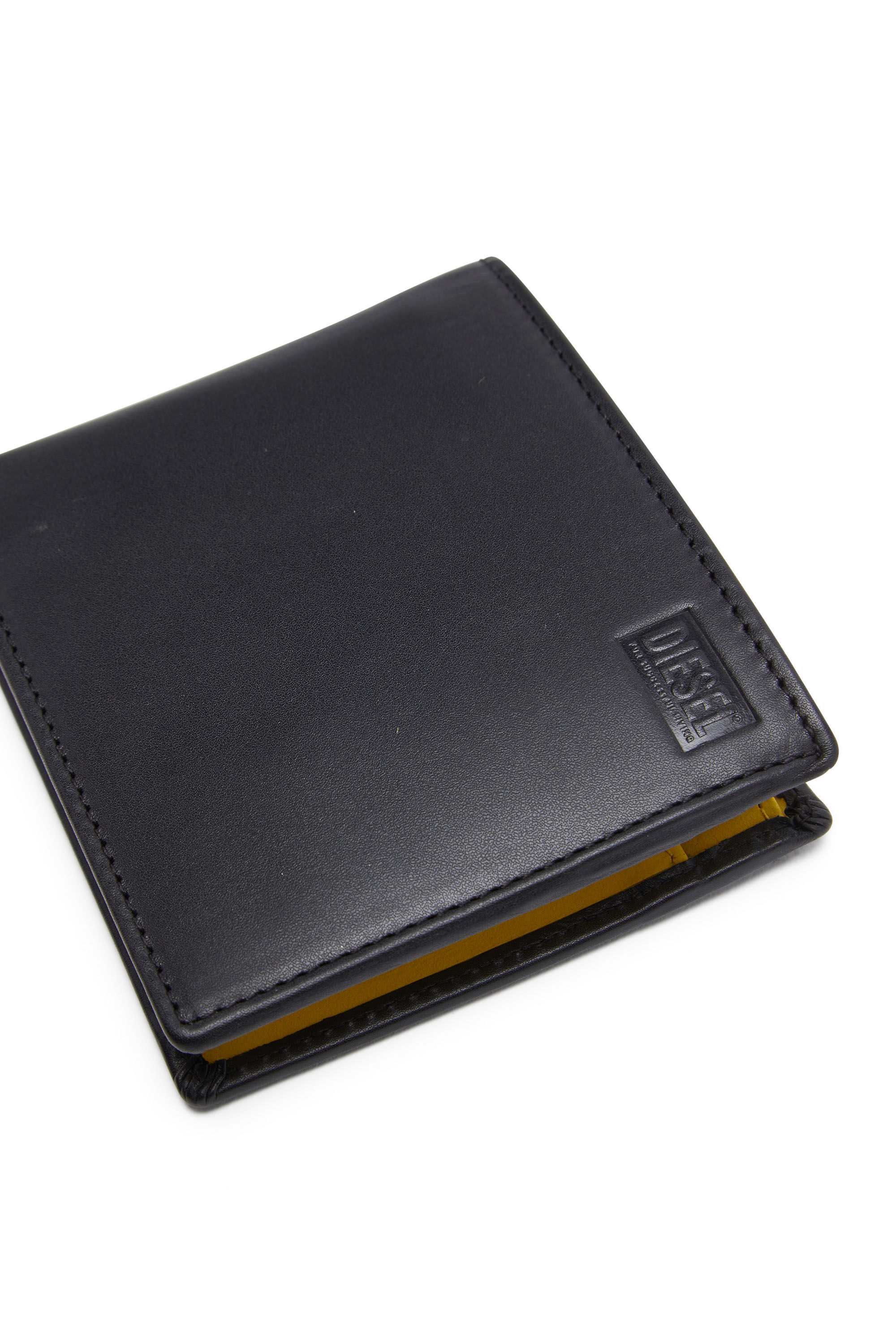 Diesel - BI-FOLD COIN S, Man Bi-fold wallet in smooth leather in Multicolor - Image 4