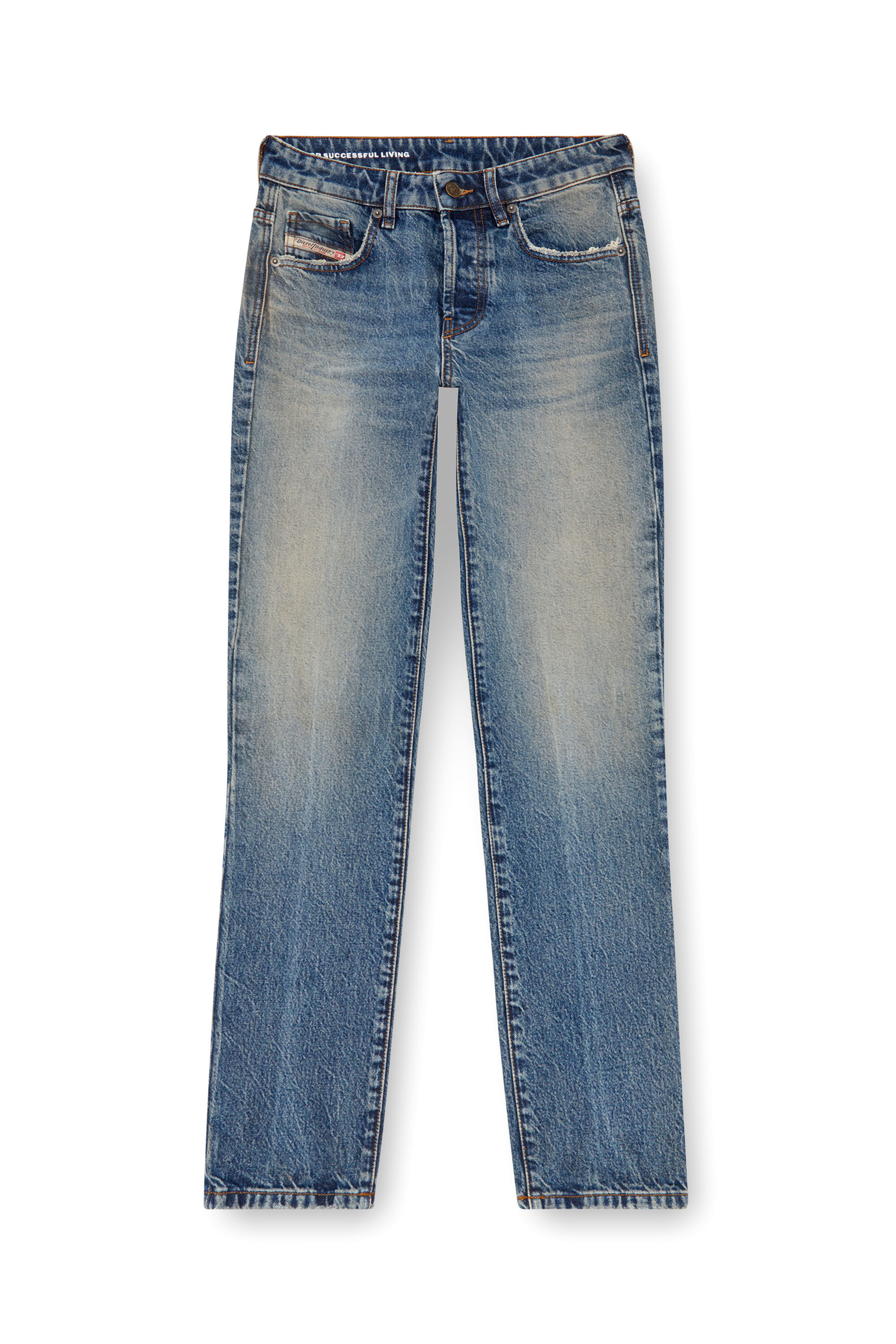 Diesel - Woman's Regular Jeans 1989 D-Mine 0GRDH, Medium blue - 2