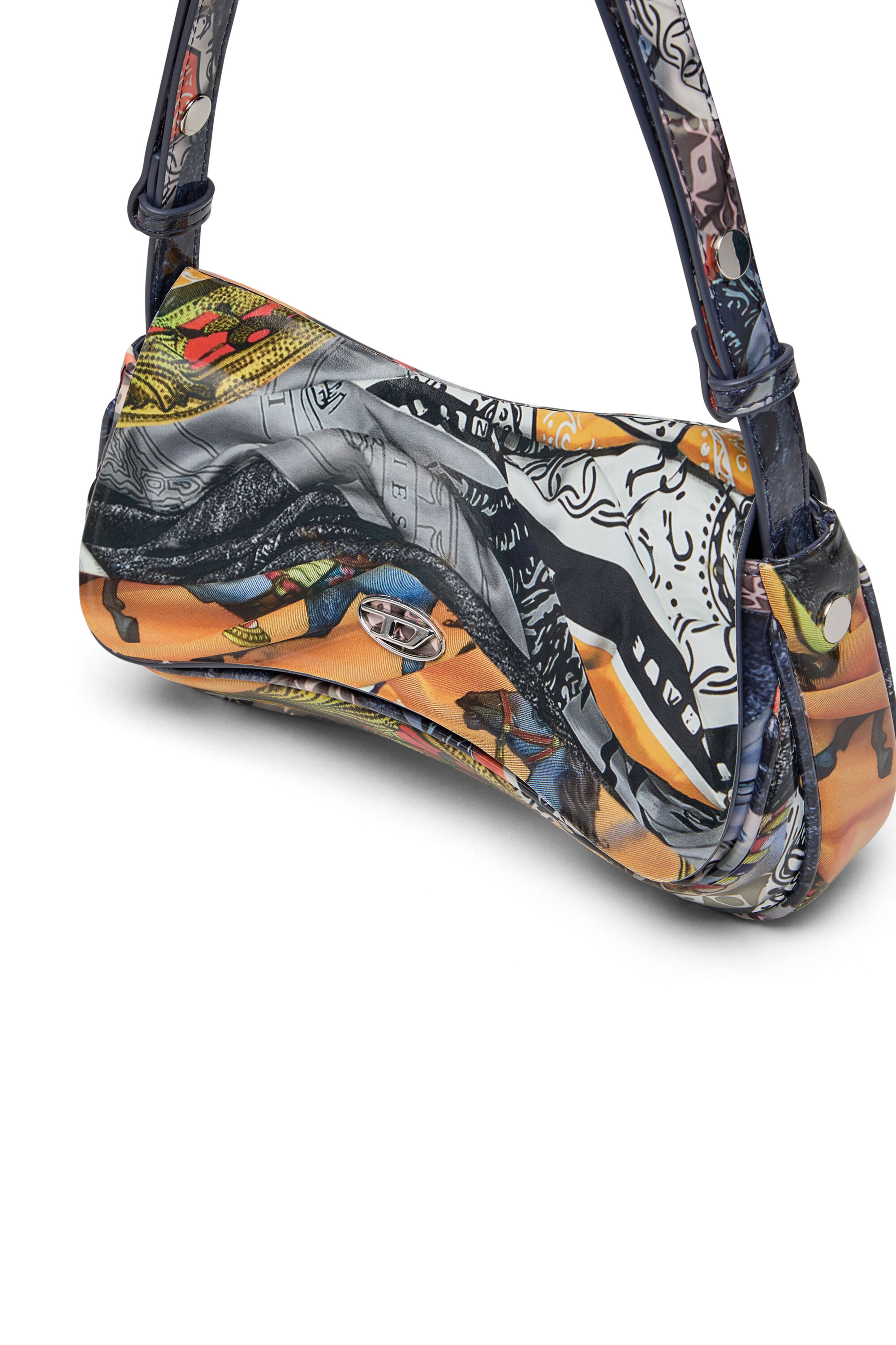 Diesel - PLAY CLUTCH, Play-Clutch brillante con estampado Mujer in Multicolor - 2