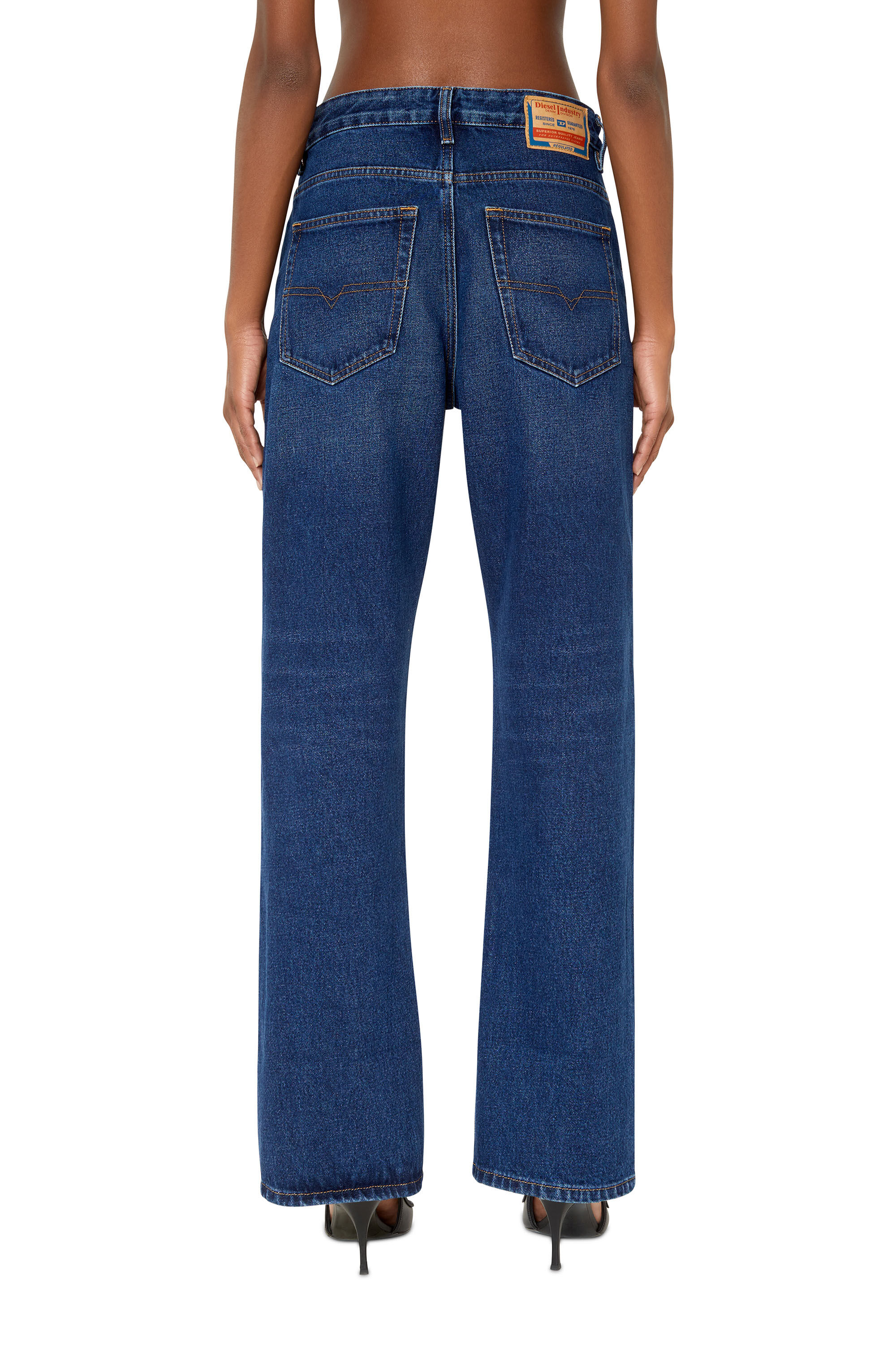 Diesel - 1999 007E6 Straight Jeans, Azul Oscuro - Image 5