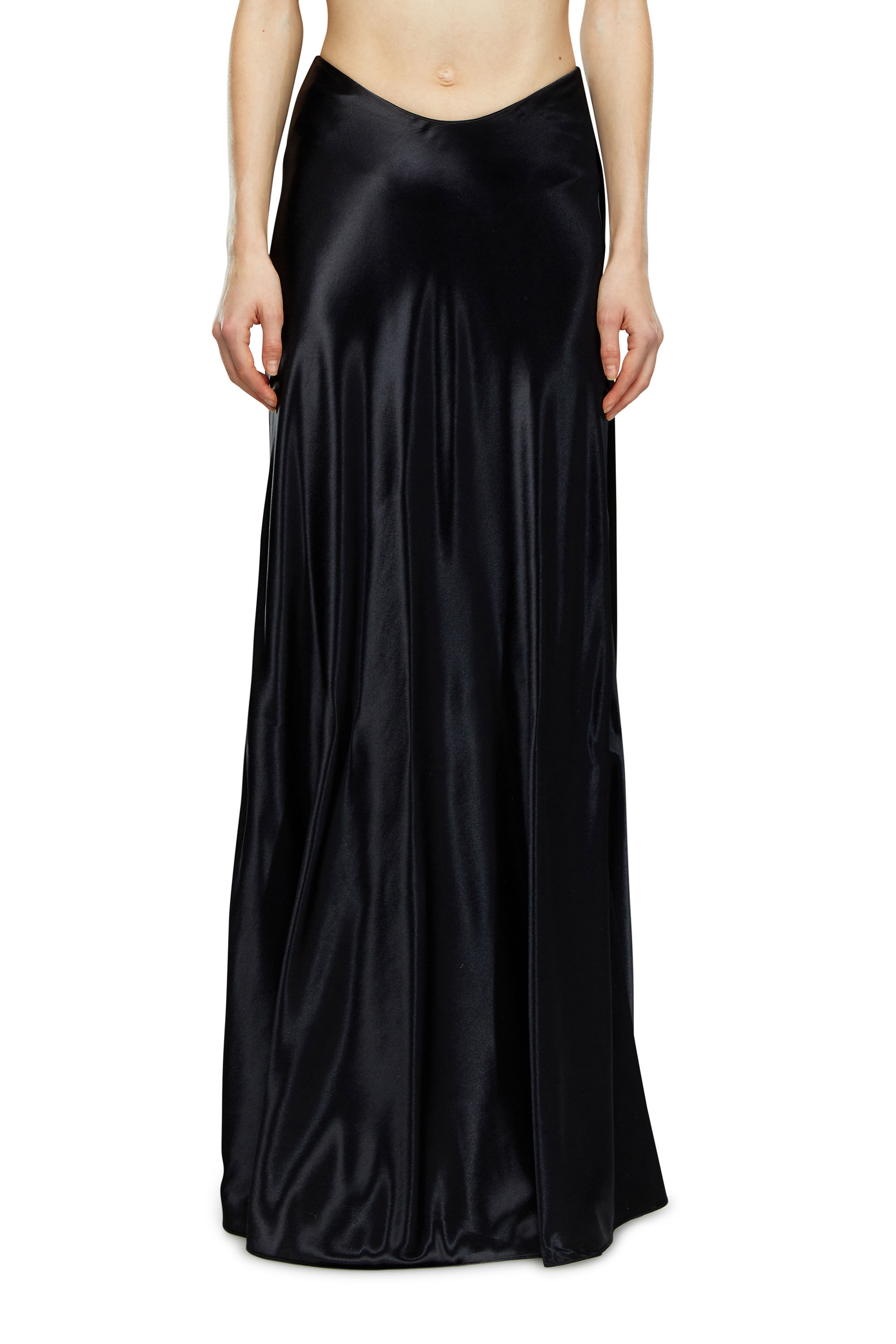 Midnight Muse Satin Skirt