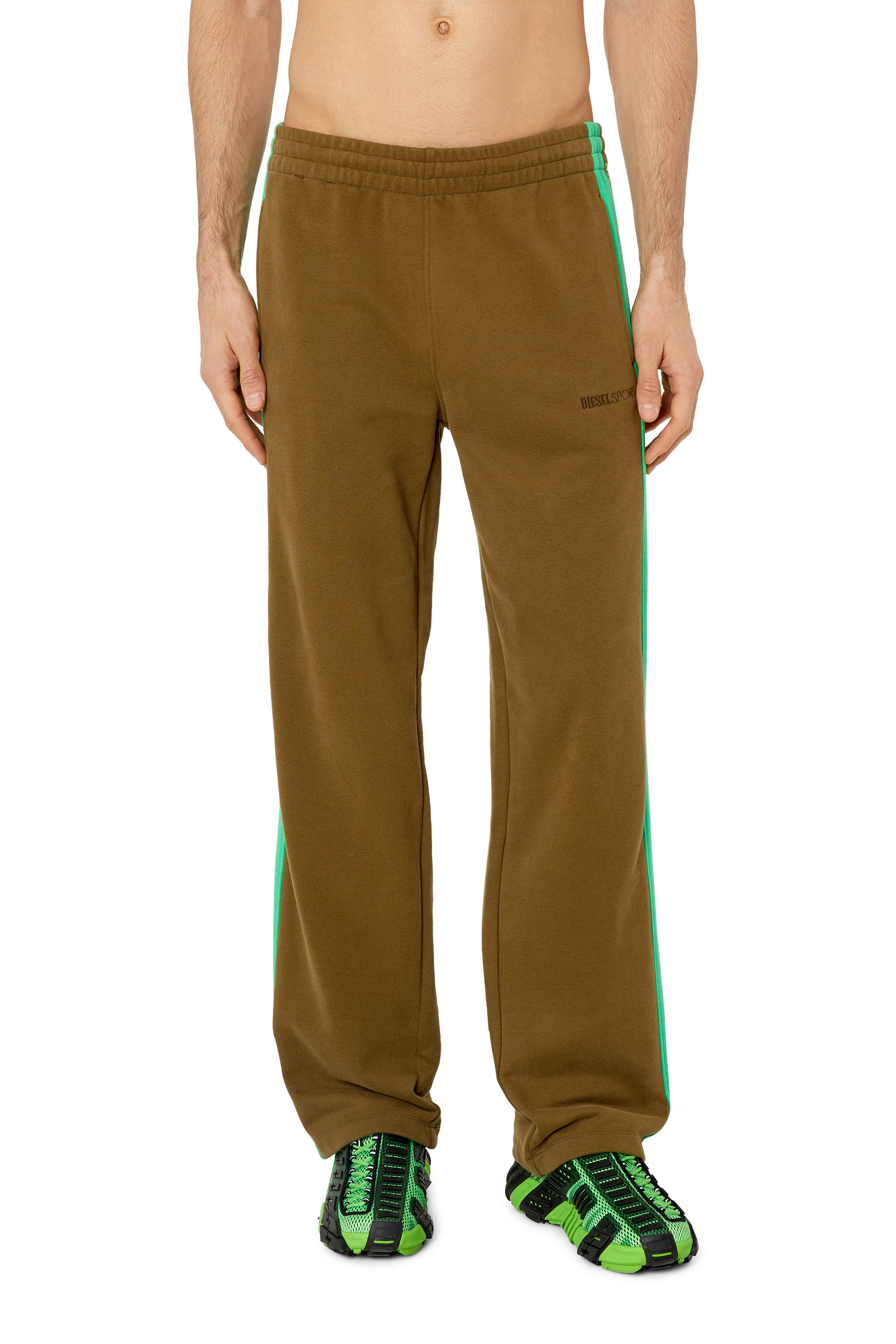 福袋 公式 AMSB-JAGER-HT33 Man: Track pants with logo bands | Diesel パンツ