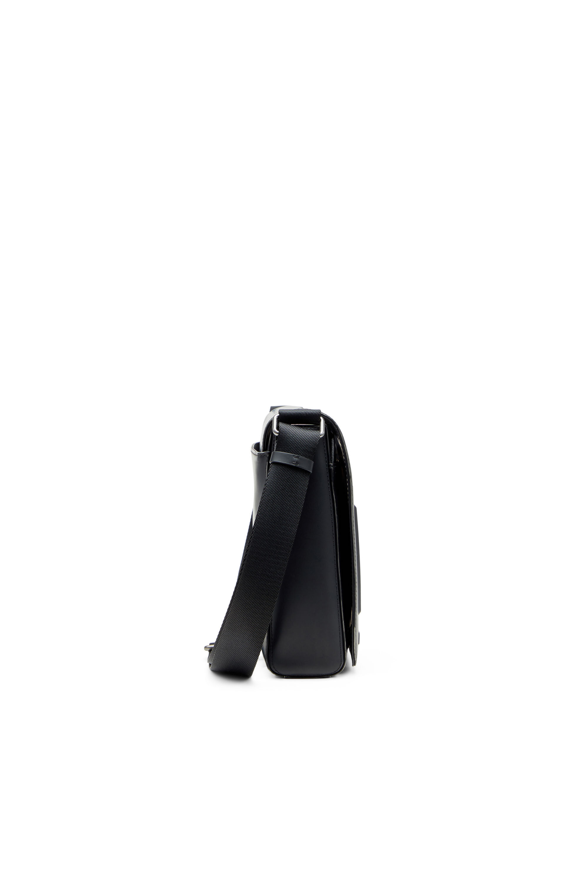 Men's Dsl 3D-Messenger bag in brushed PU | Black | Diesel