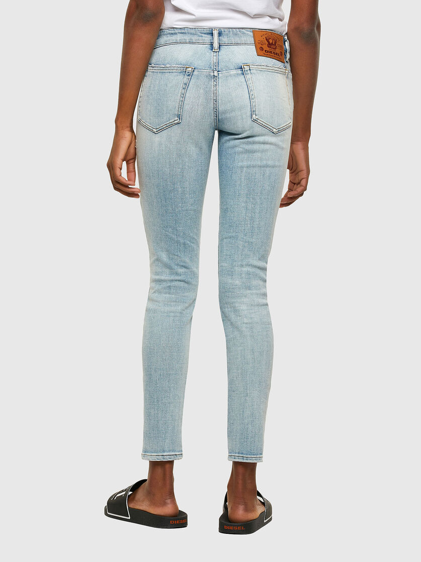 D Jevel Slim Jeans 009pq Light Blue Stretch Diesel