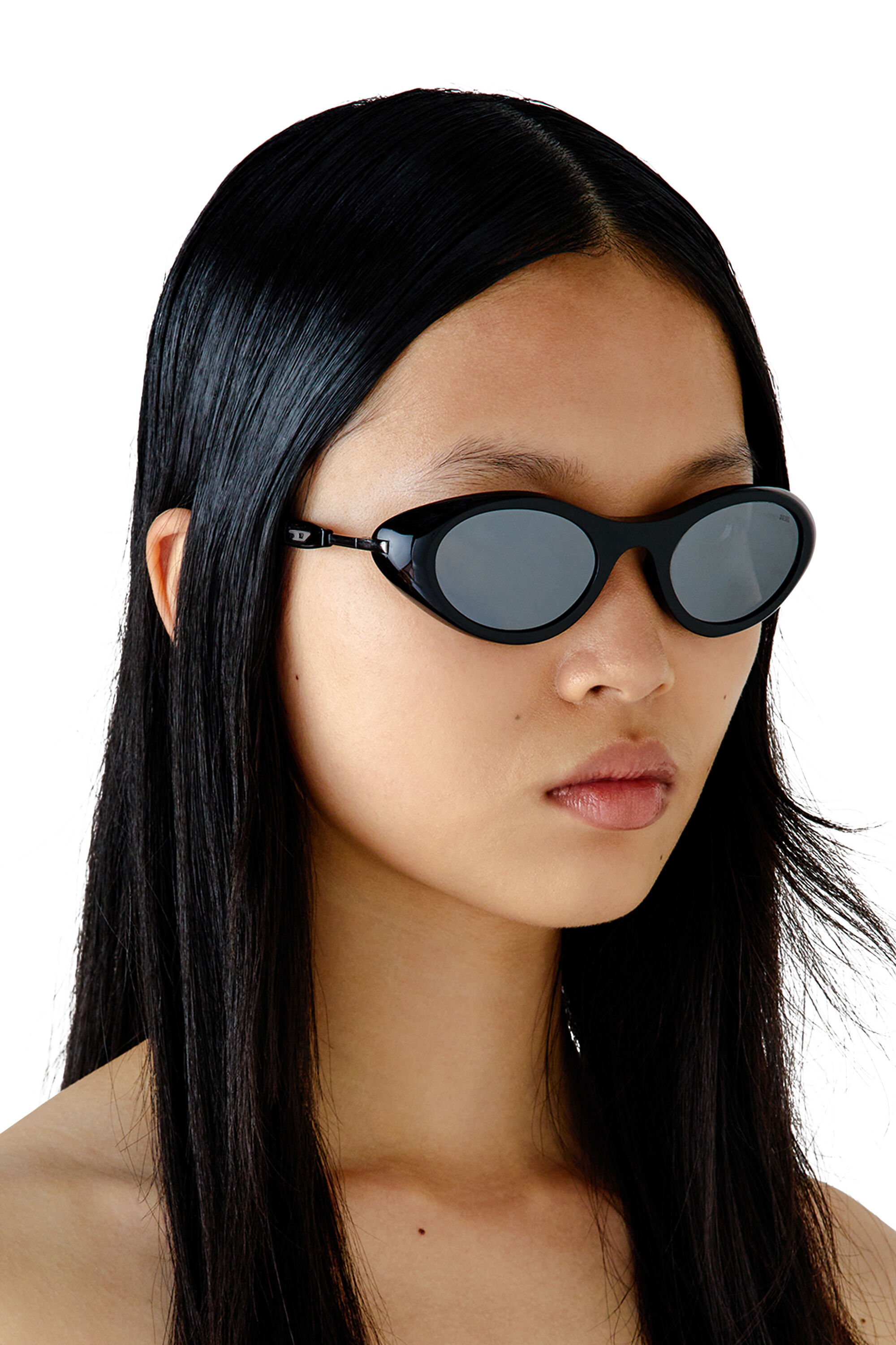 【美品】 Women's Wrap-around Diesel | Black | sunglasses shape 小物