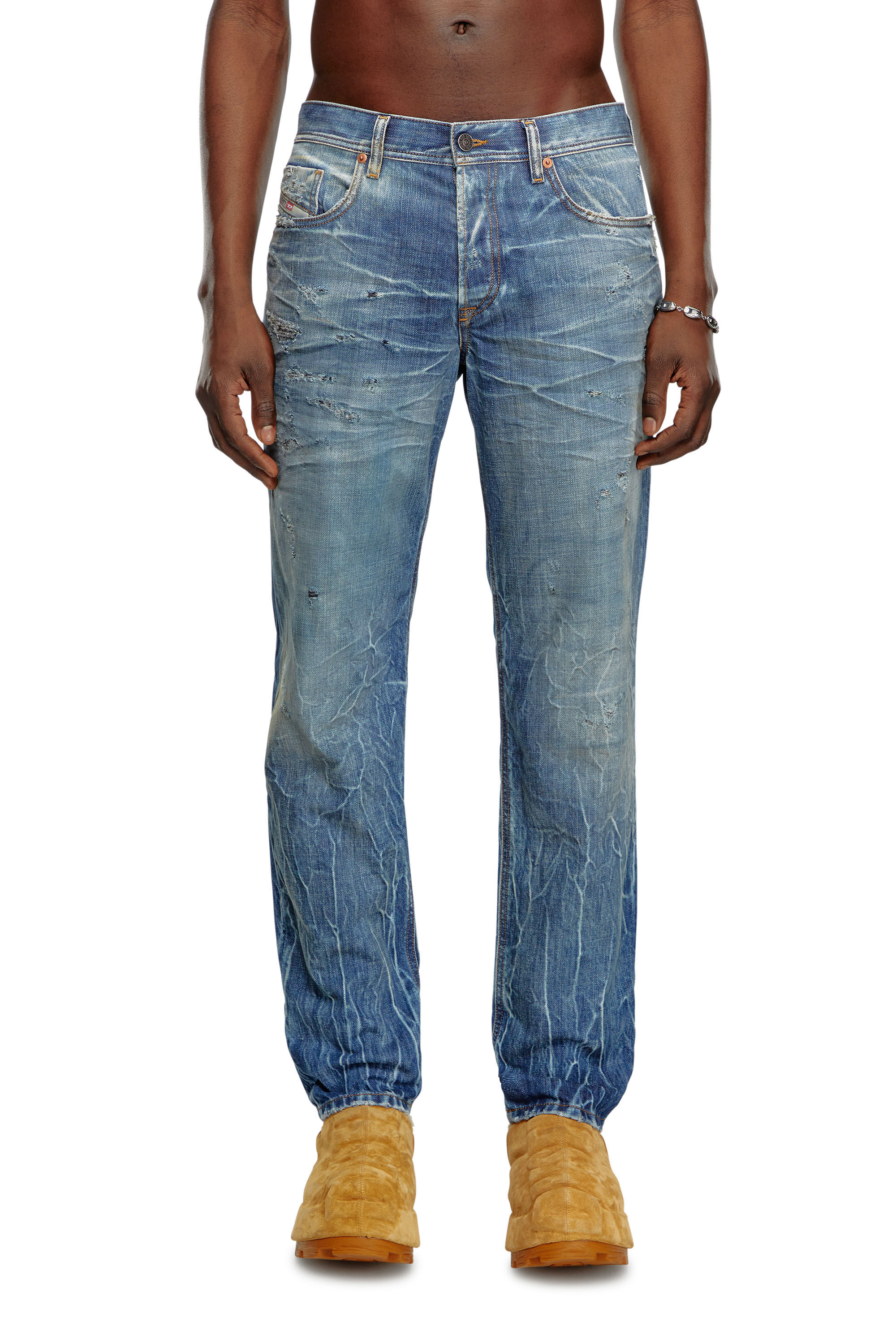 Men's Regular Jeans | Medium blue | Diesel 2023 D-Finitive