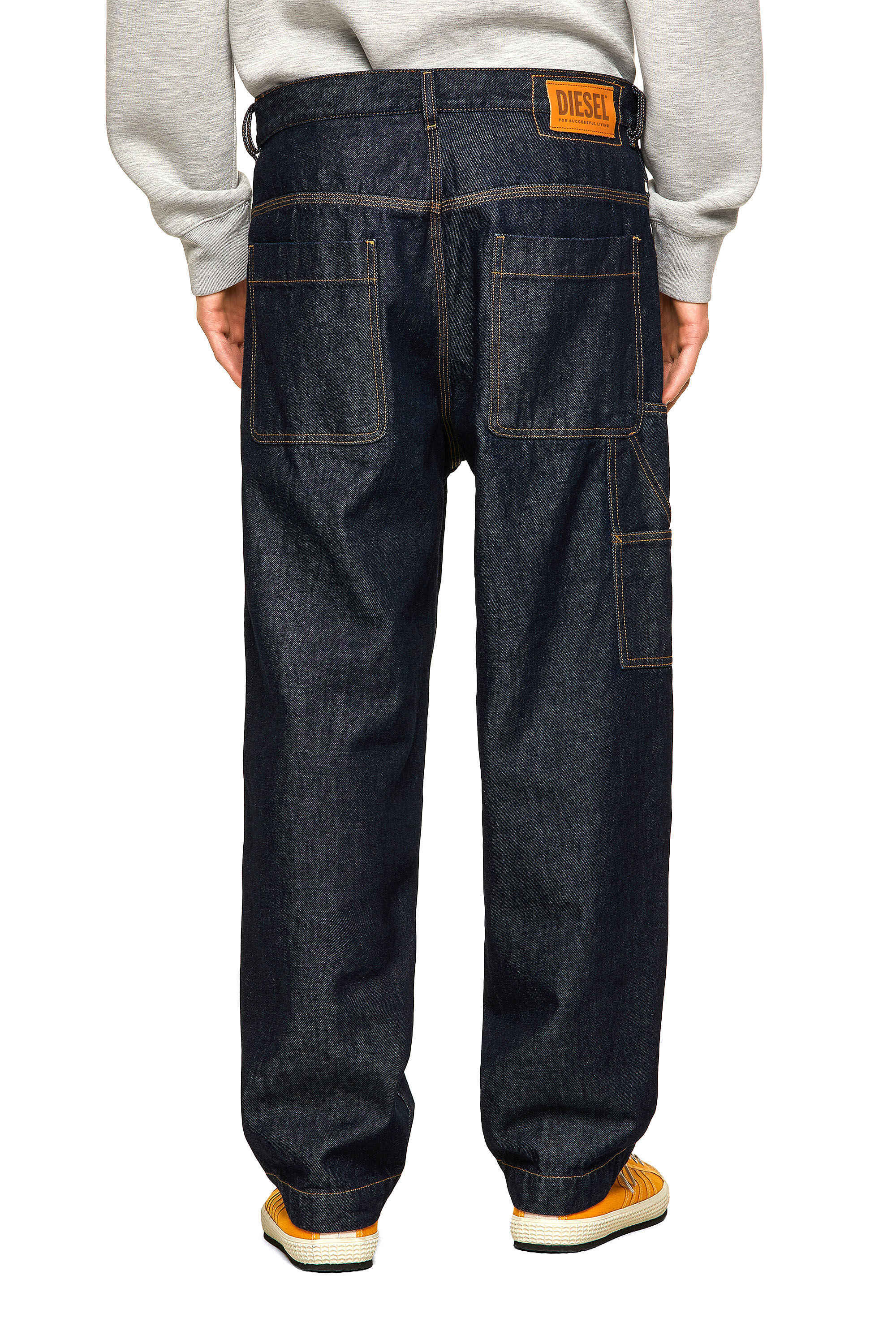 Diesel - D-Franky 009HP Straight Jeans, Azul Oscuro - Image 4