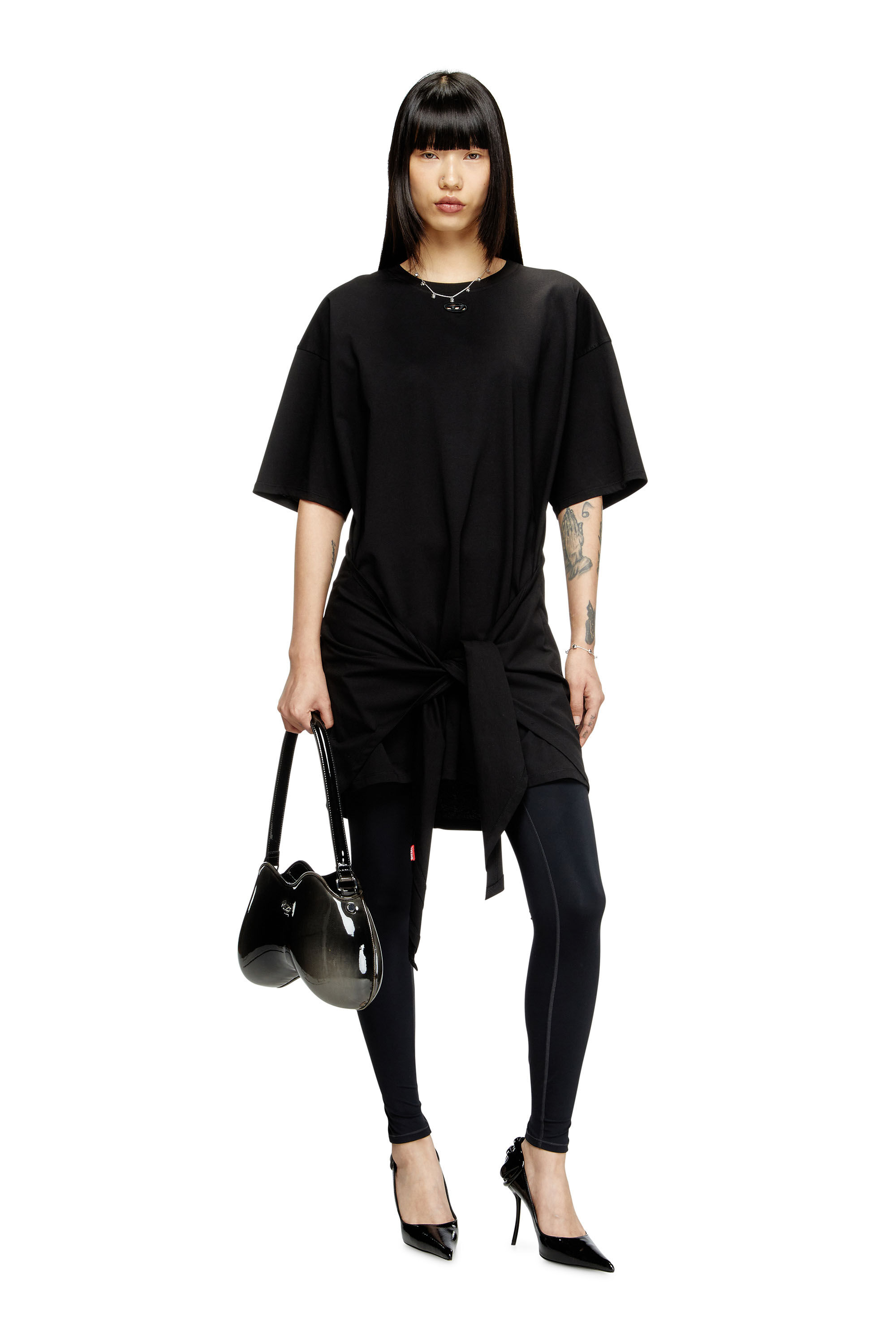 ワンピース DIESEL FW25 EIVOR TSHIRT DRESS (A192320NIAX 9XX) A19232_0NIAX_9XX_A.jpg