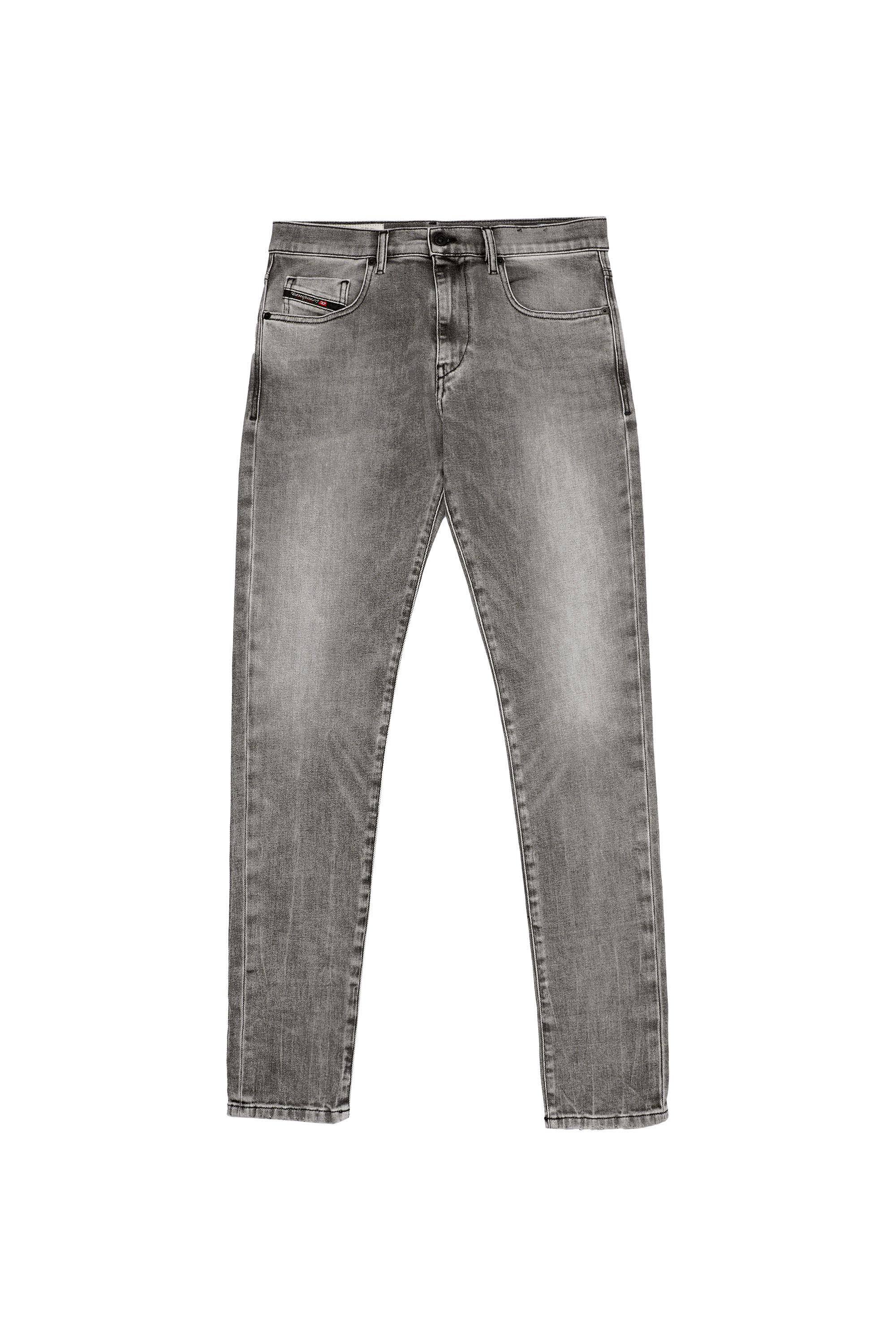 Diesel - 2019 D-STRUKT 009KA Slim Jeans, Light Grey - Image 2
