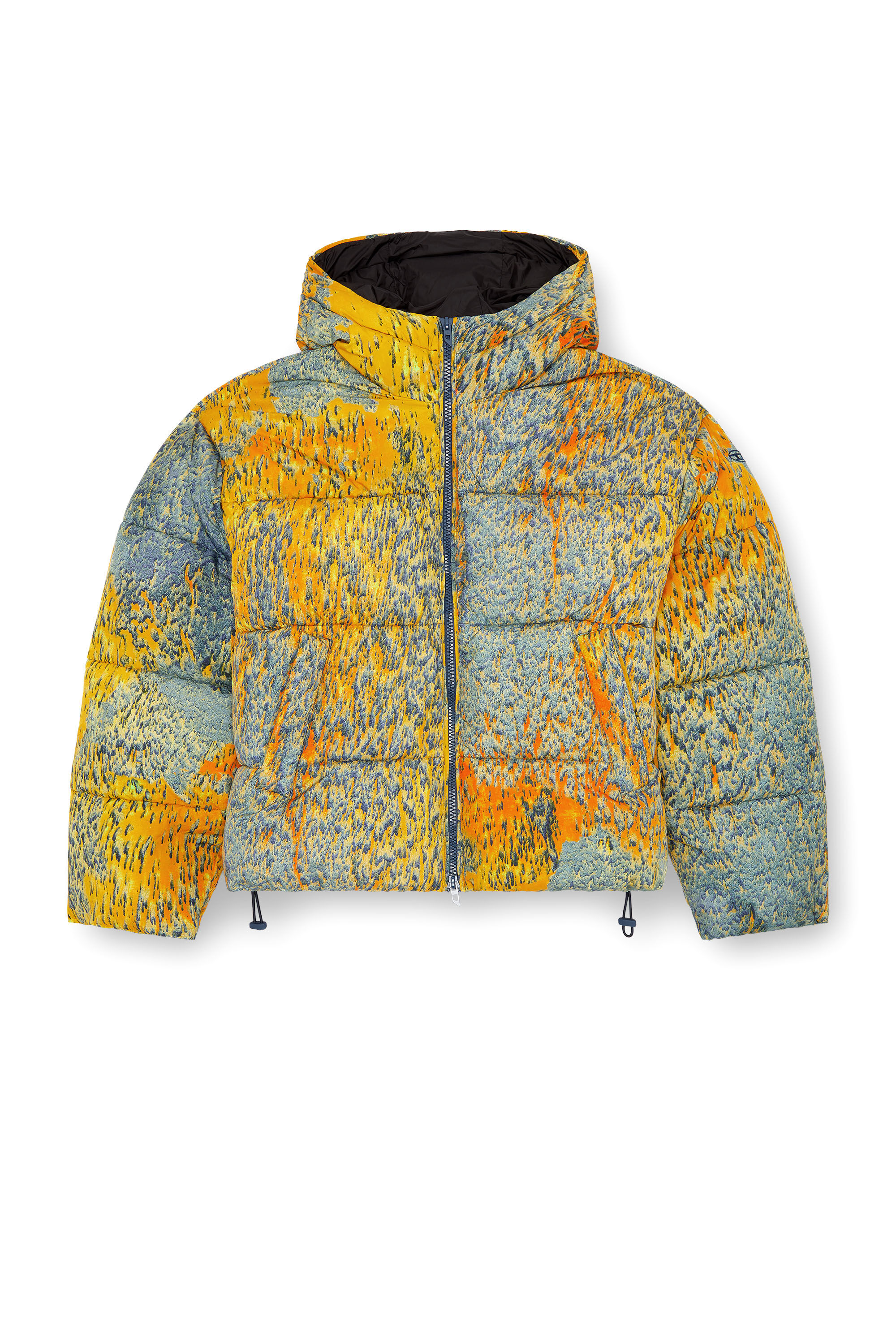 ◆BADBLOOD◆ BS Nylon Puffer MA1 Jacket Tobacco w-jkt24-044 MFW24.116.LOGO-BLK-1.jpg?v=