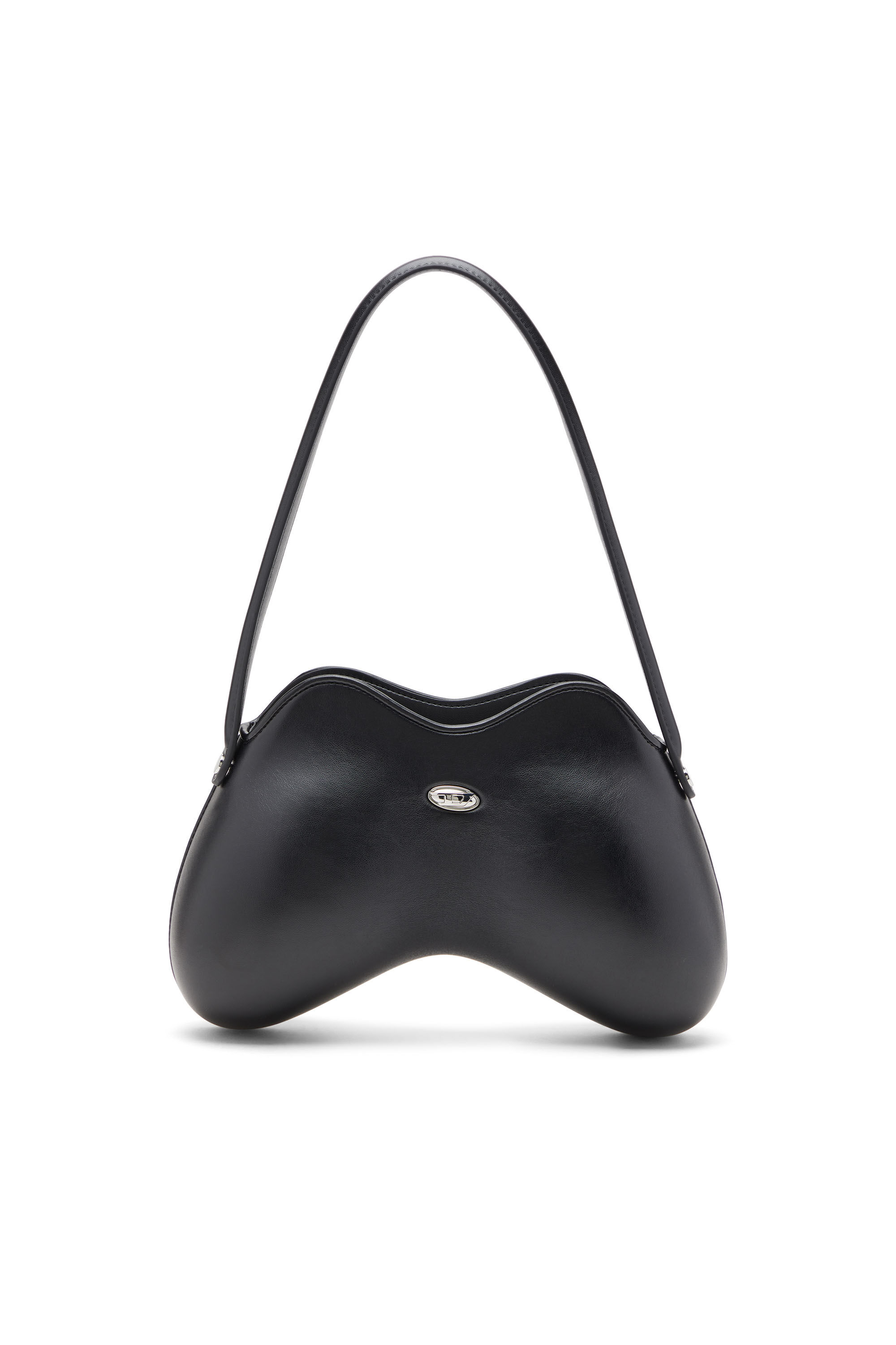 Diesel - DOUBLE-D SHOULDER, Woman's Double-D-Shoulder bag in PU in Black - 1