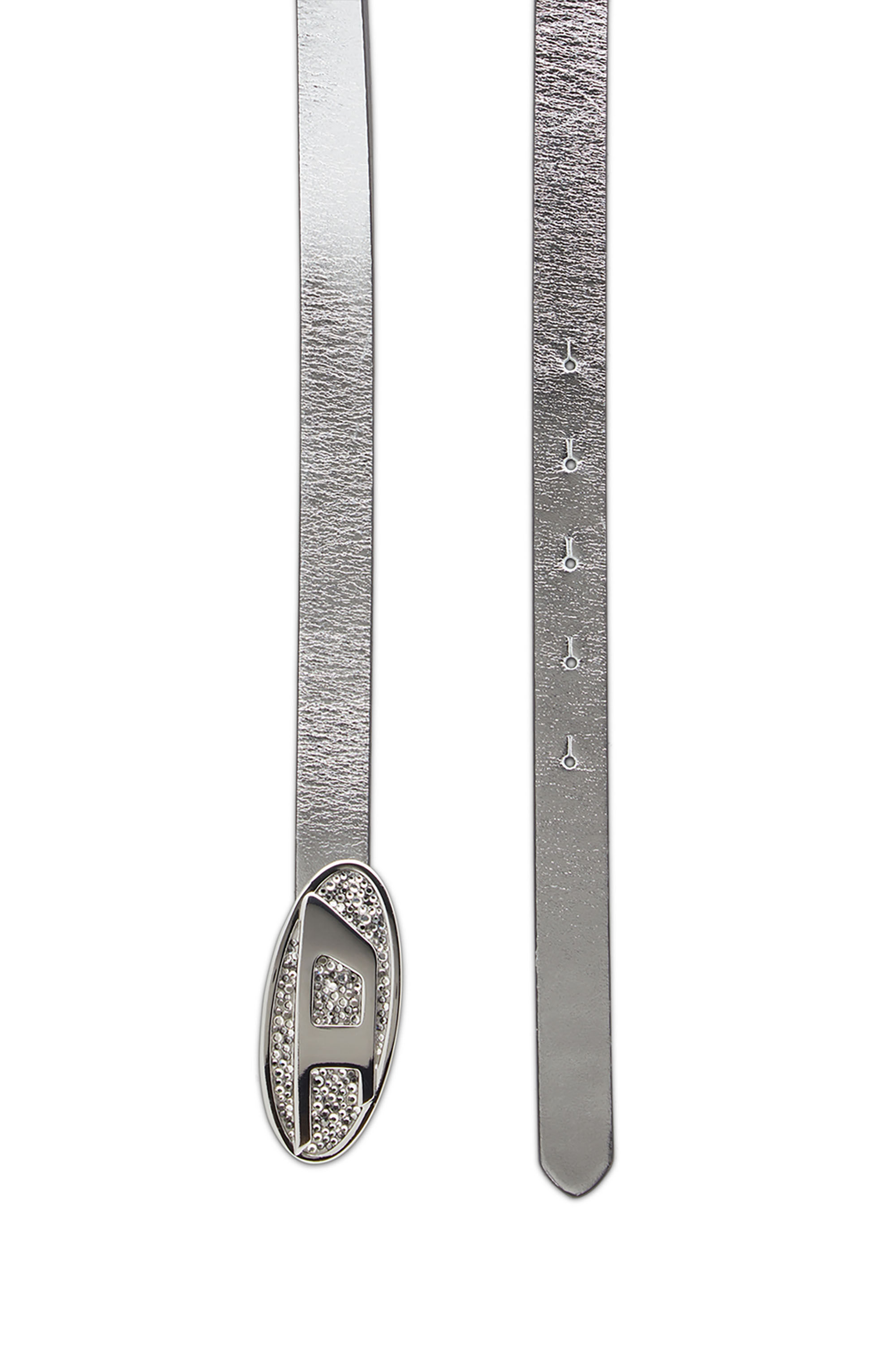 ベルト DIESEL Woman Belt Silver X09727P1660 H0535 Diesel Outlet: Belt woman - Silver | Diesel belt X09727P1660
