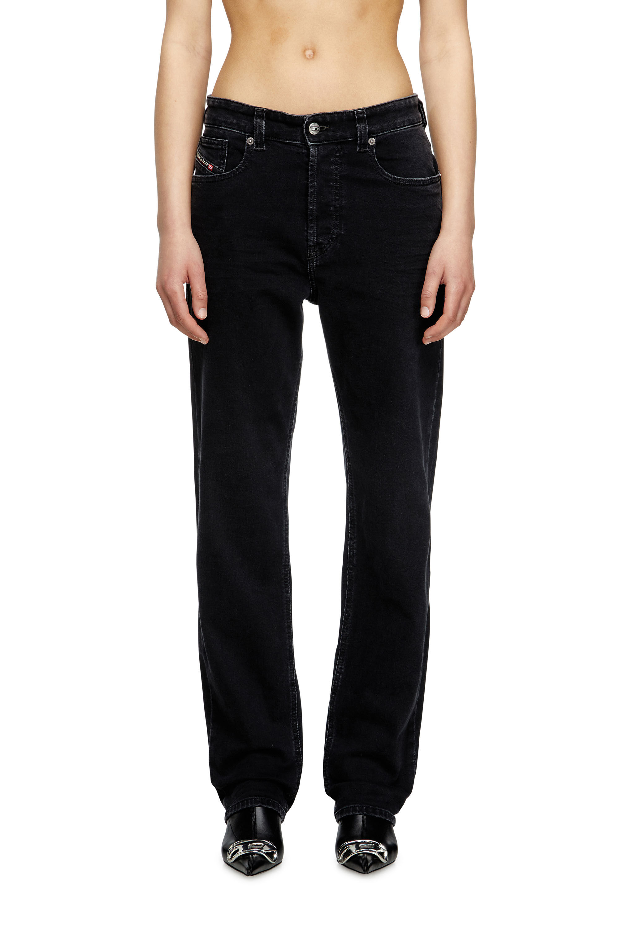 Diesel - Woman's Regular Jeans 1988 D-Ark 09M69, Black/Dark grey - 3
