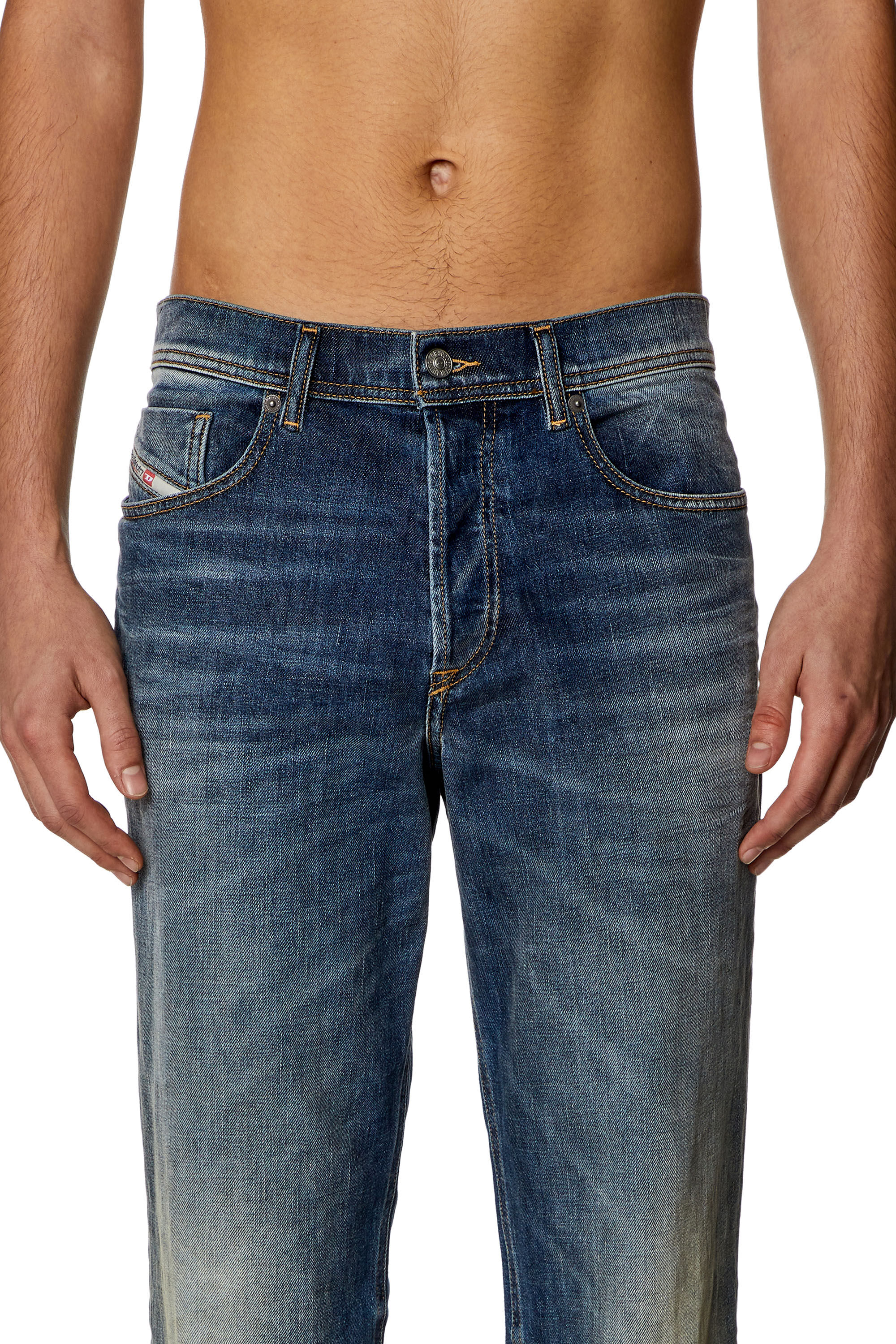 Diesel - Man Tapered Jeans 2023 D-Finitive 09H43, Dark Blue - Image 5