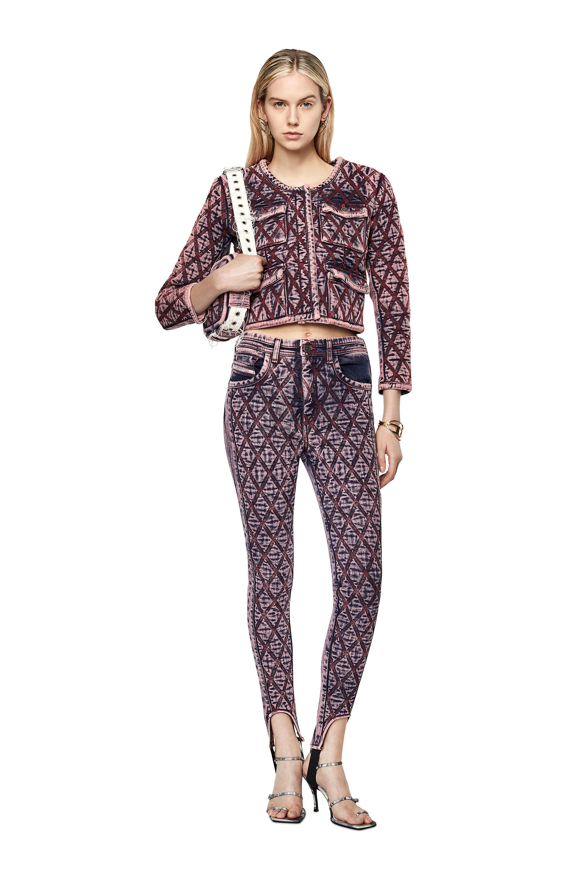 Diesel - D-Duct 0ELAQ Super skinny Jeans, Rosa - Image 1