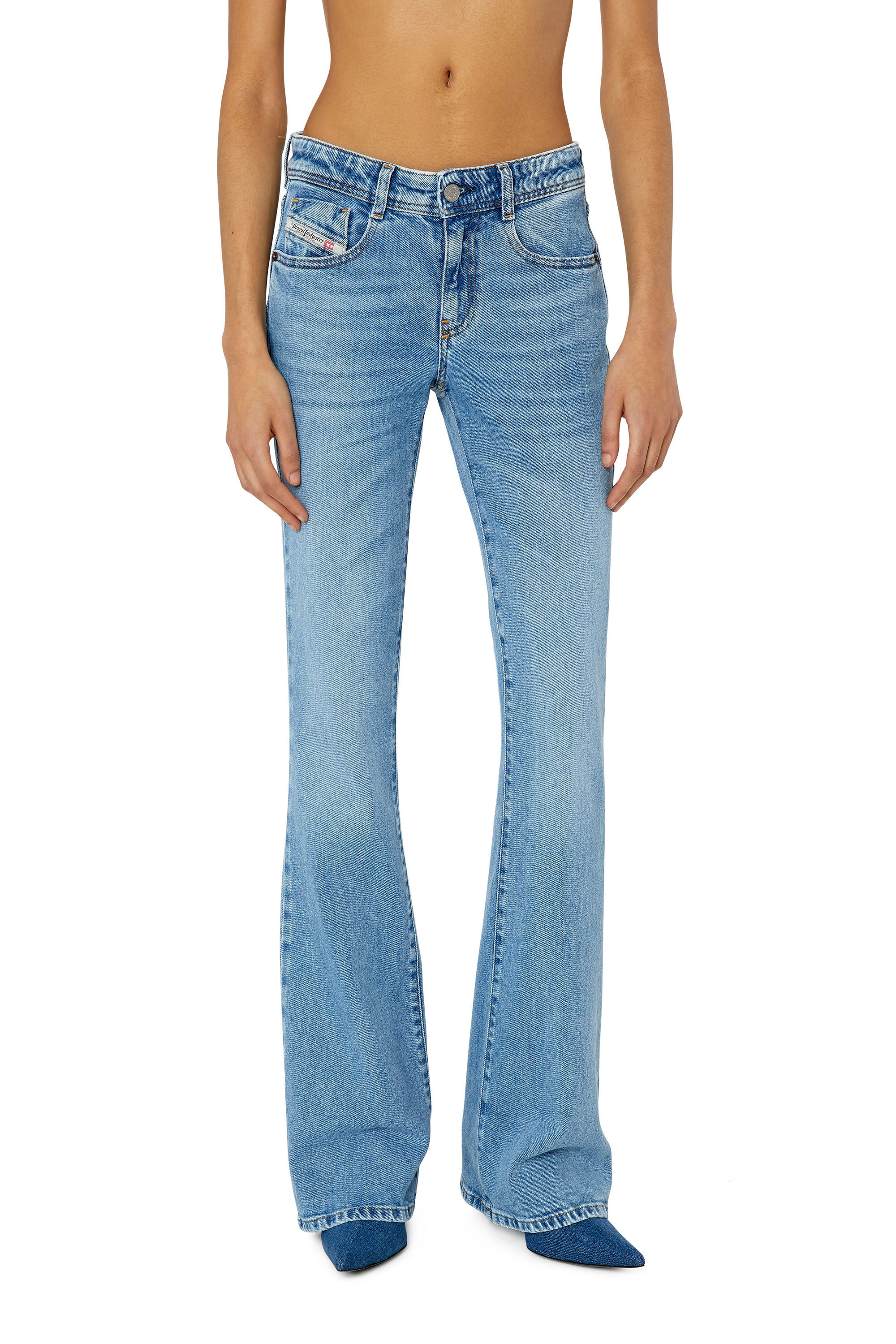 Diesel - Bootcut and Flare Jeans 1969 D-Ebbey 9B92L, Azul Claro - Image 1