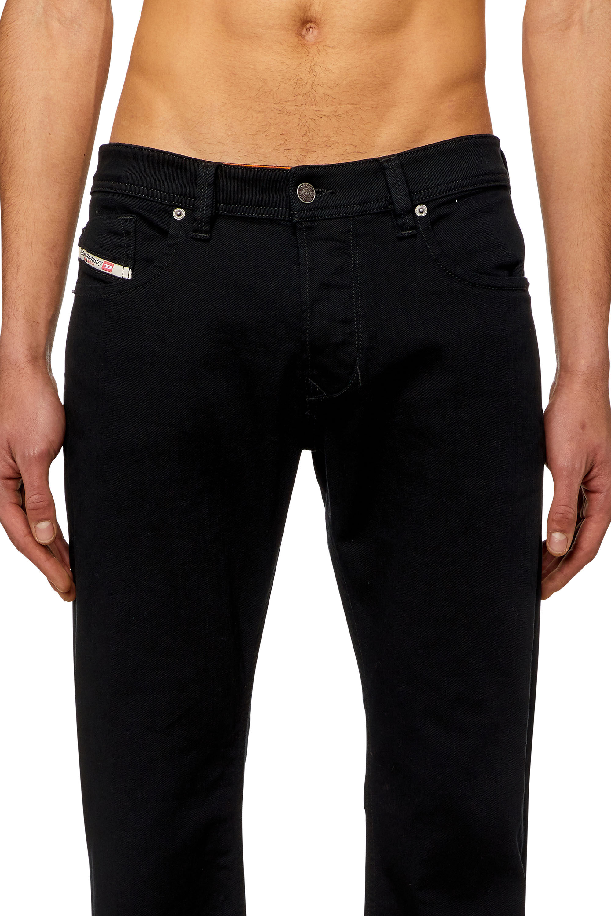 Larkee Man: Straight Skater Black/Dark grey Jeans | Diesel