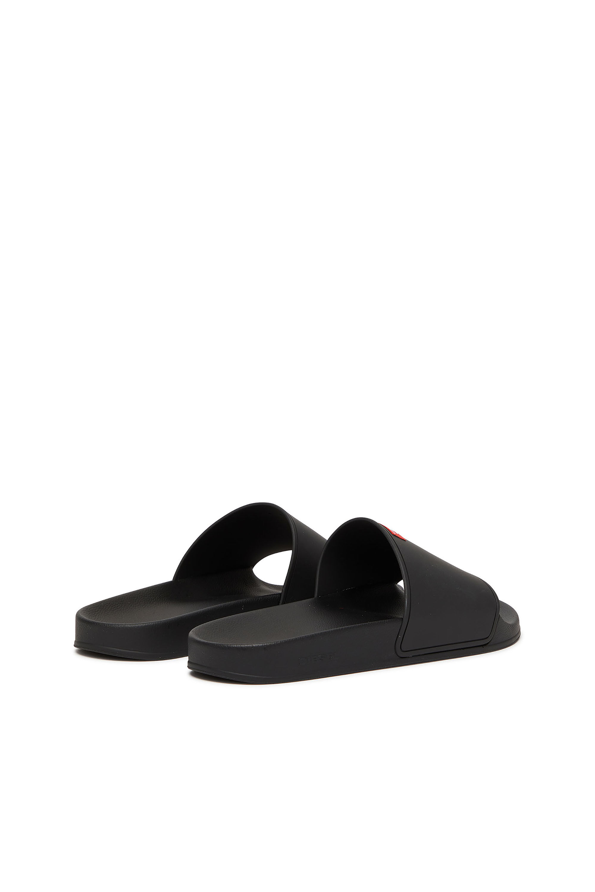 【DIESEL】 Sa-Mayemi CC Pool Slides Black Diesel's rubber slides for Man | Diesel SA-MAYEMI CC