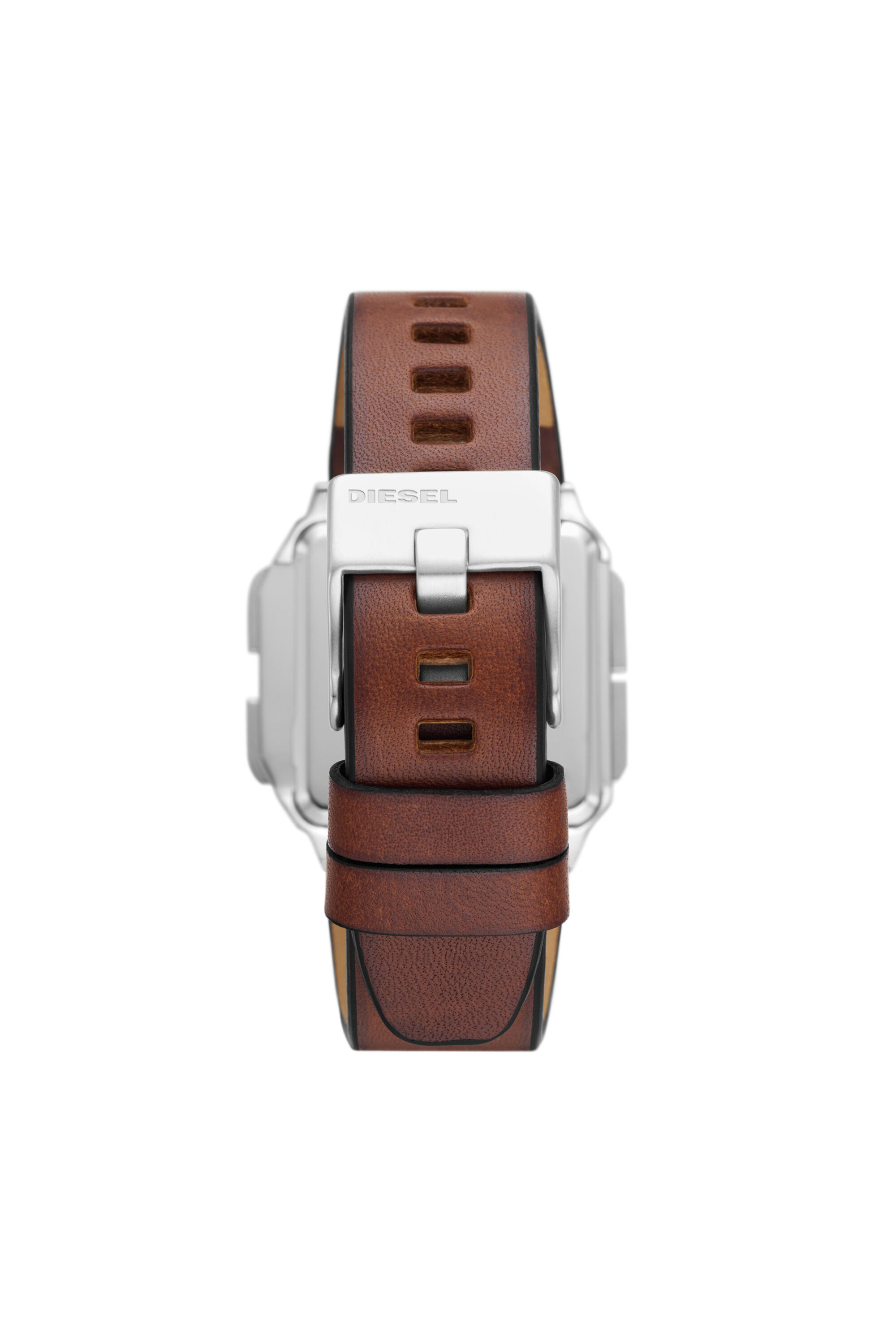 Diesel - DZ1995, Reloj Chopped digital de cuero marrón Unisex in Marrón - 2