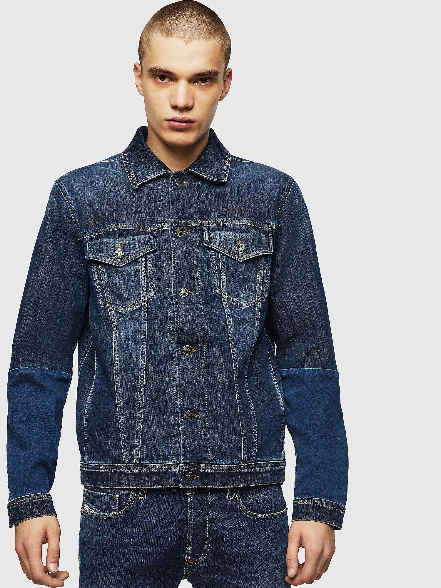 D-NHILL-SP JOGGJEANS Men: Trucker jacket | Diesel