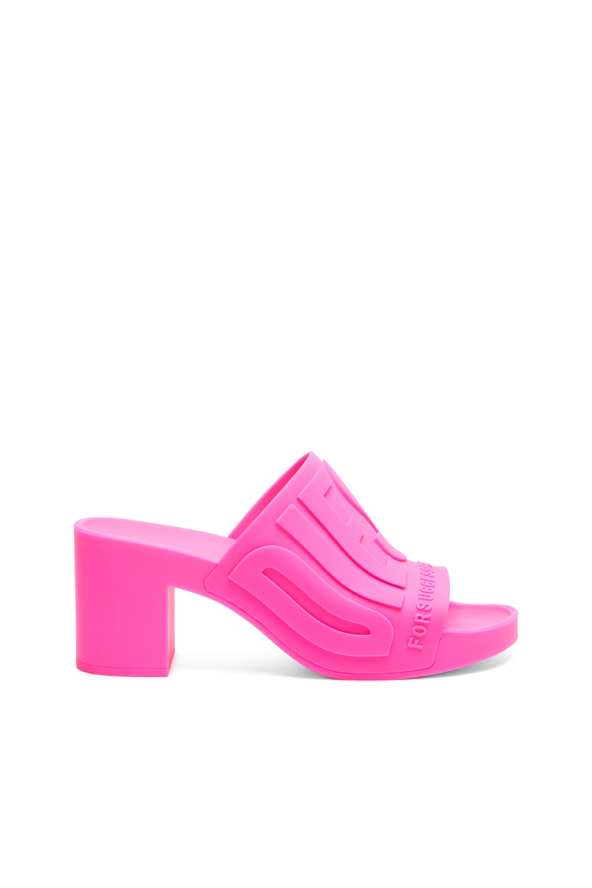 【最安値挑戦】 H SA-PAMELA Woman: Diesel | slides pool rubber neon Heeled 靴