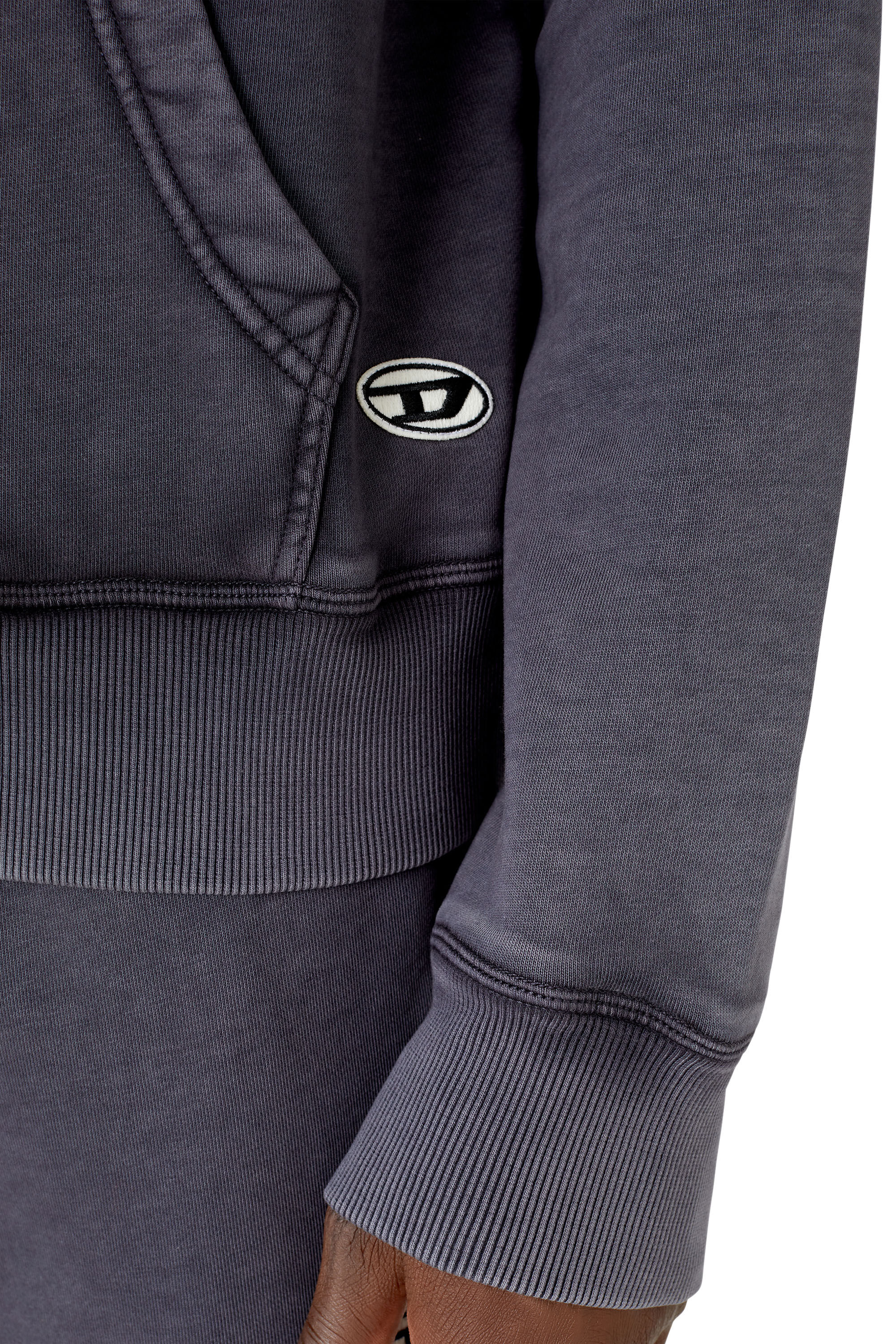 Treated hoodie | Blue | Diesel
