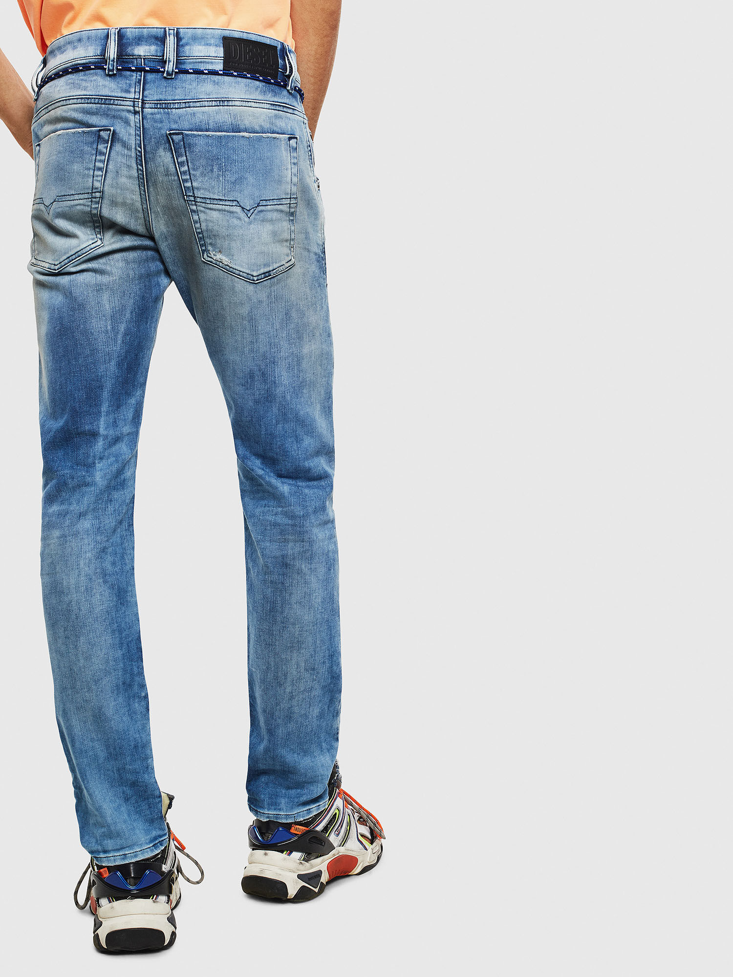 Krooley JoggJeans 0099Q Man: Carrot Medium blue Jeans | Diesel