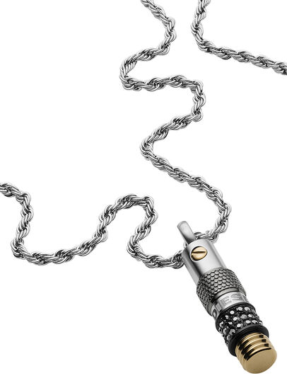 DX1224, Silver Diesel - DX1224, Silver - Necklaces - Image 1