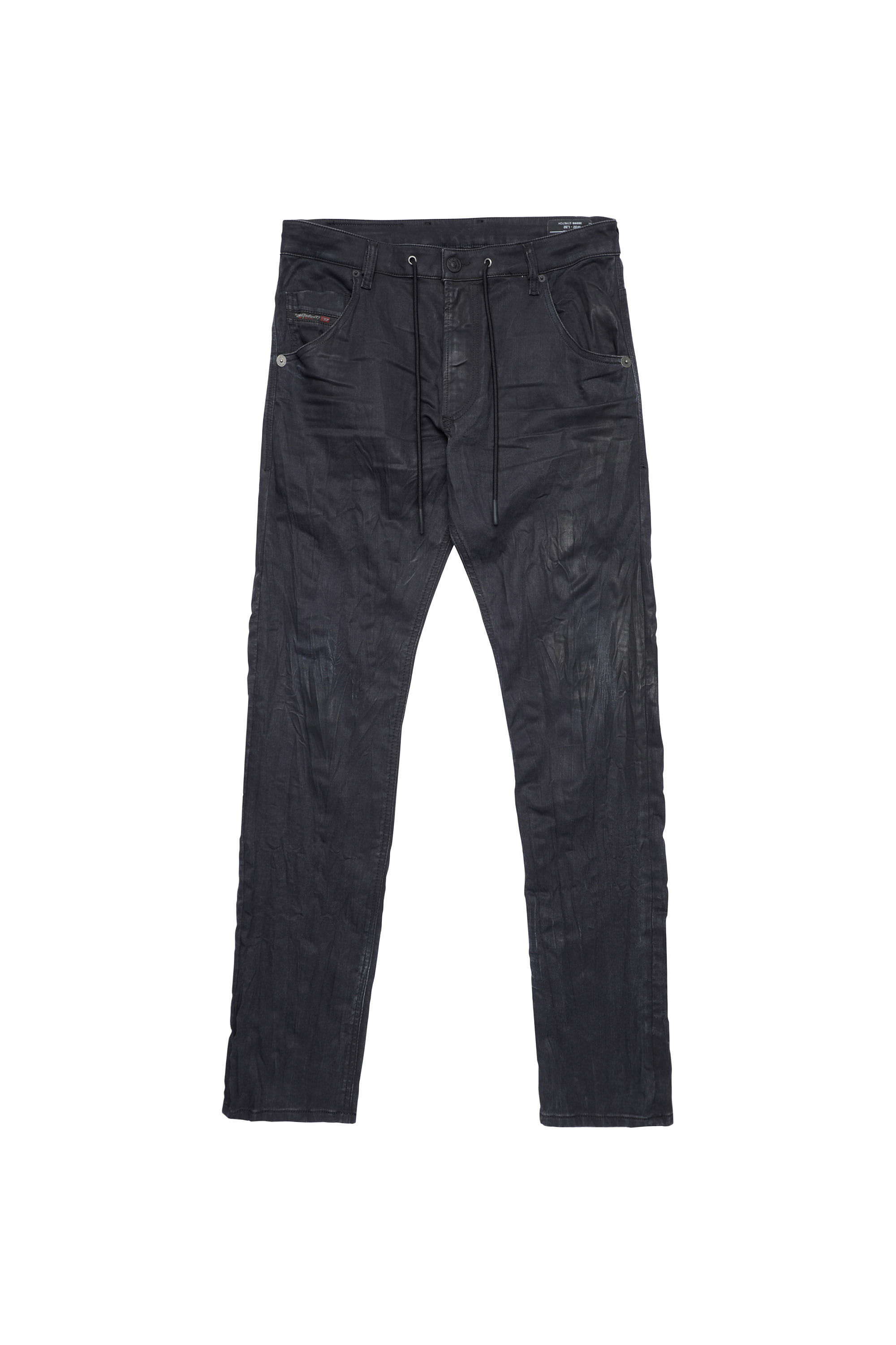 Diesel - Krooley JoggJeans® 069WB Tapered, Negro/Gris oscuro - Image 2