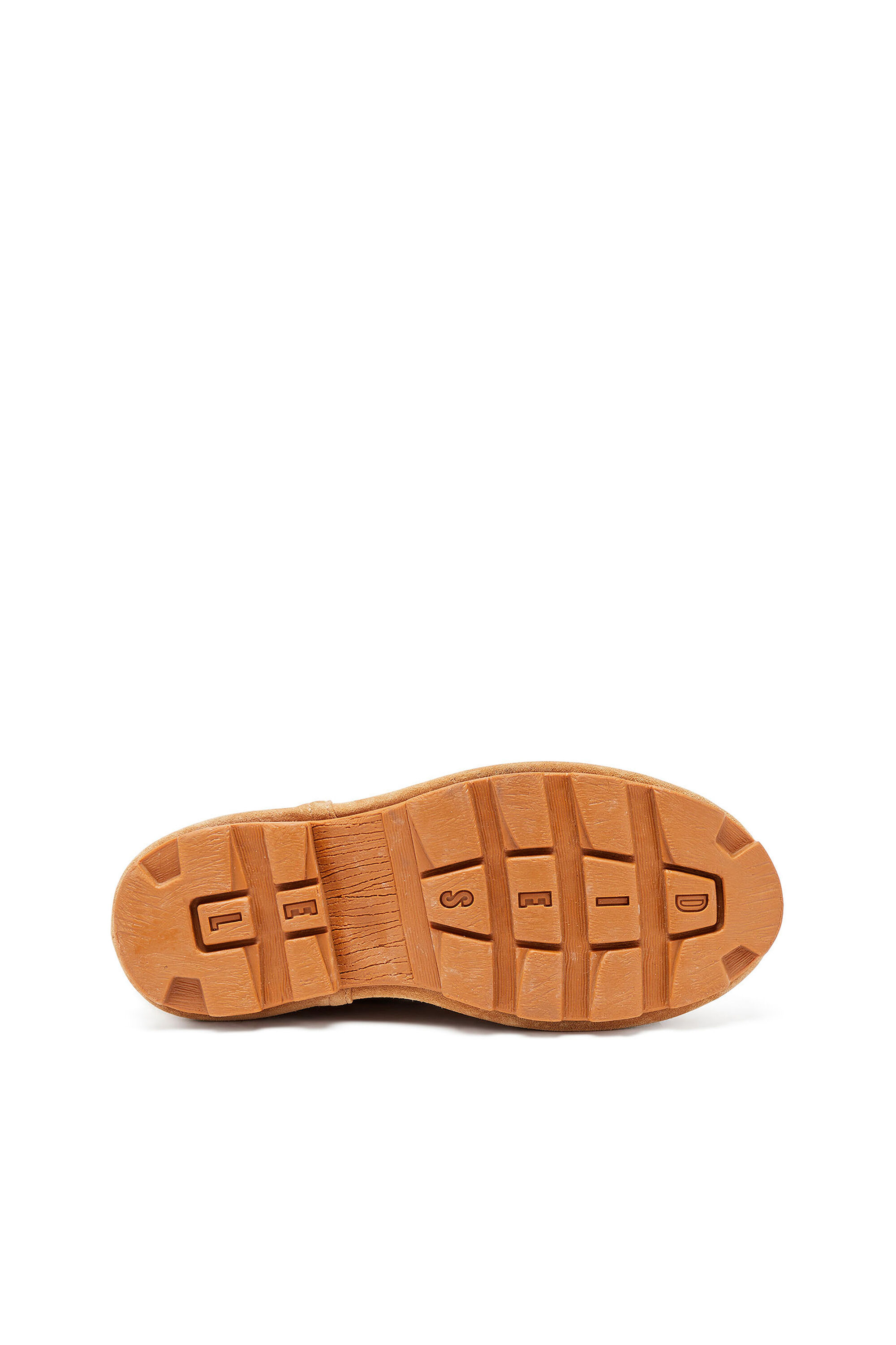 Diesel - D-HAMMER SH HO, Man's D-Hammer-Suede mules with embossed logo in Light Brown - 5