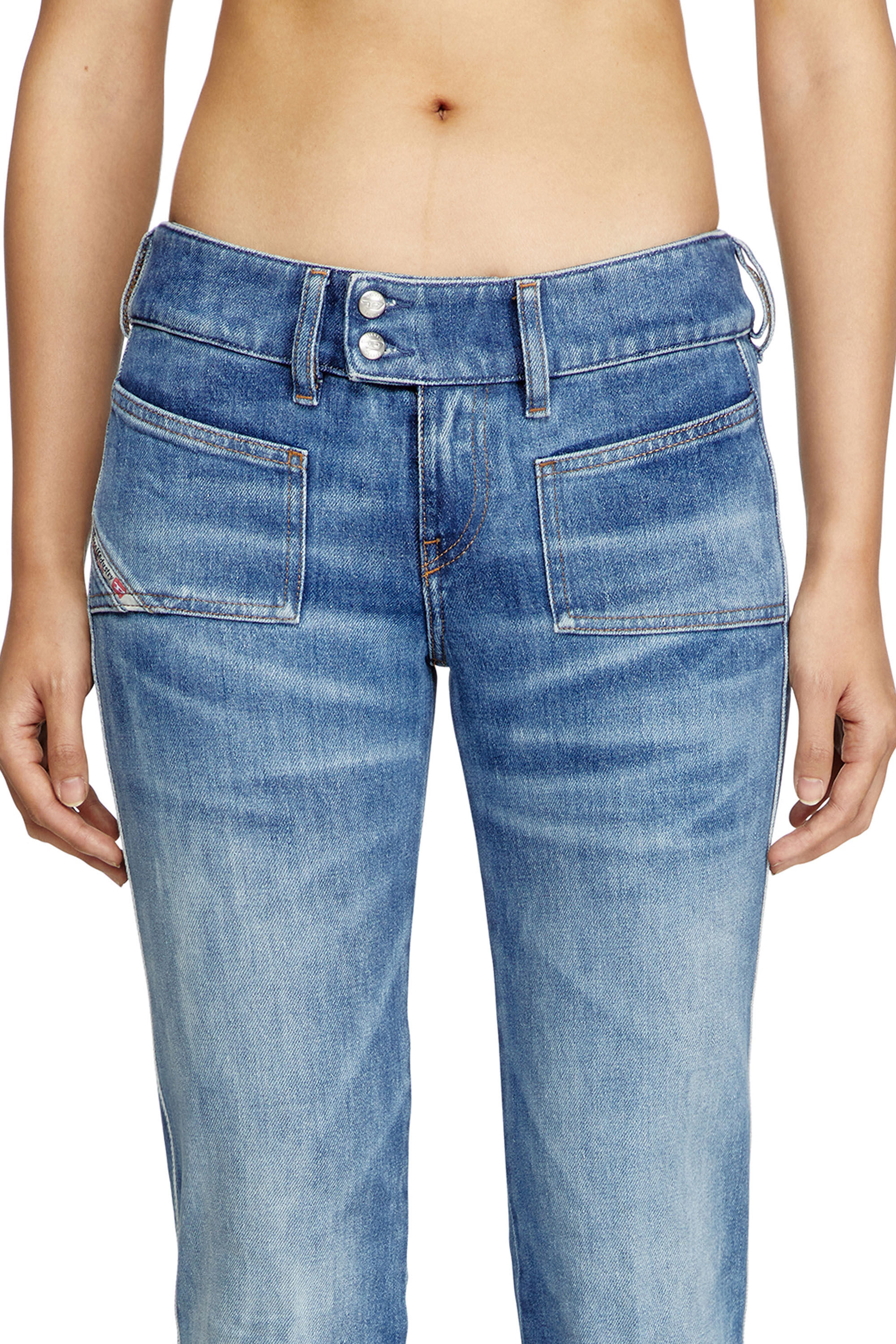 Diesel - Bootcut Jeans D-Hush 09L19 Mujer, Azul medio - 4