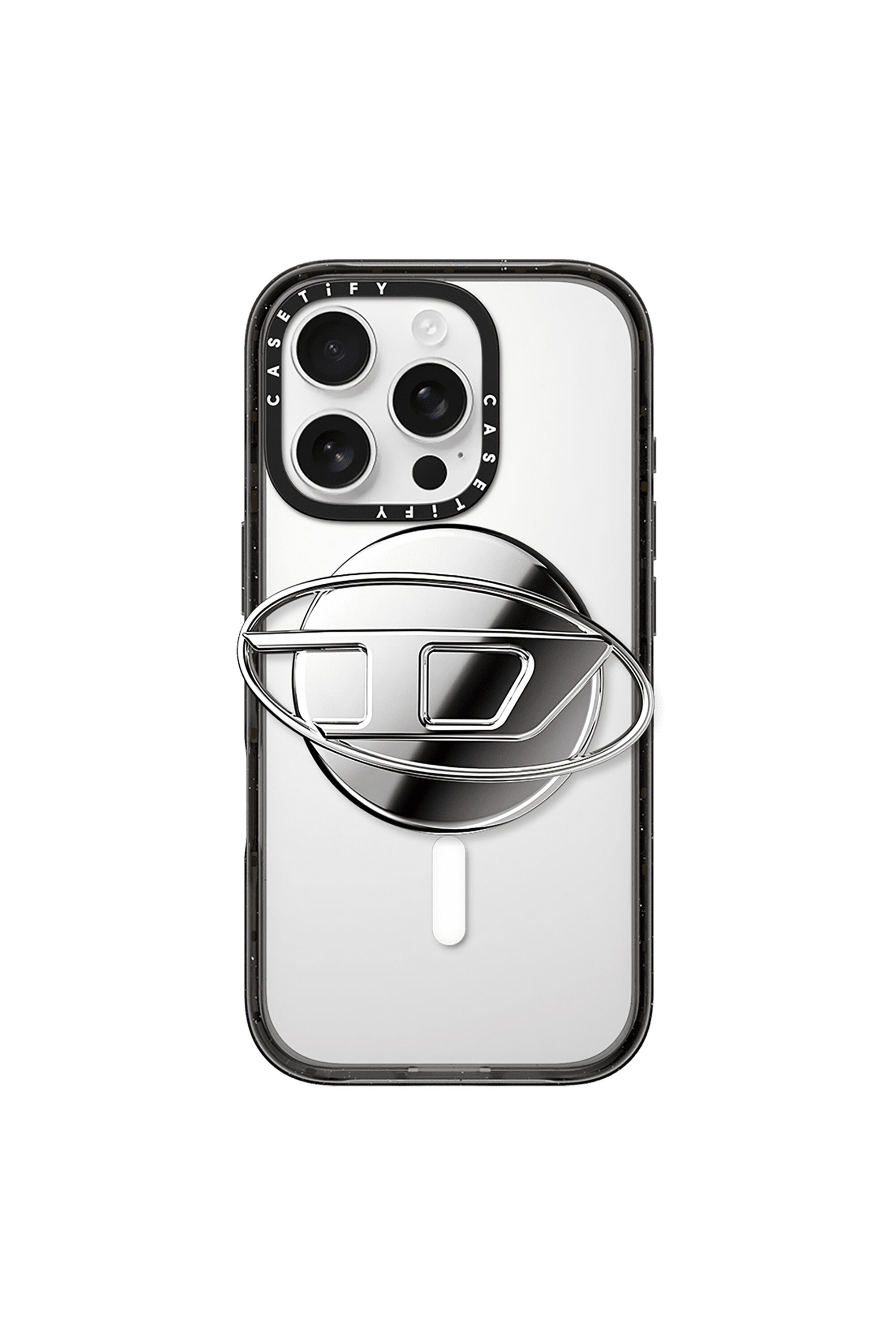 iPhone・スマホアクセサリー DIESEL 60372 casetify grip stand 60372 CASETIFY GRIP STAND UNIVERSAL｜シルバー｜ウィメンズ