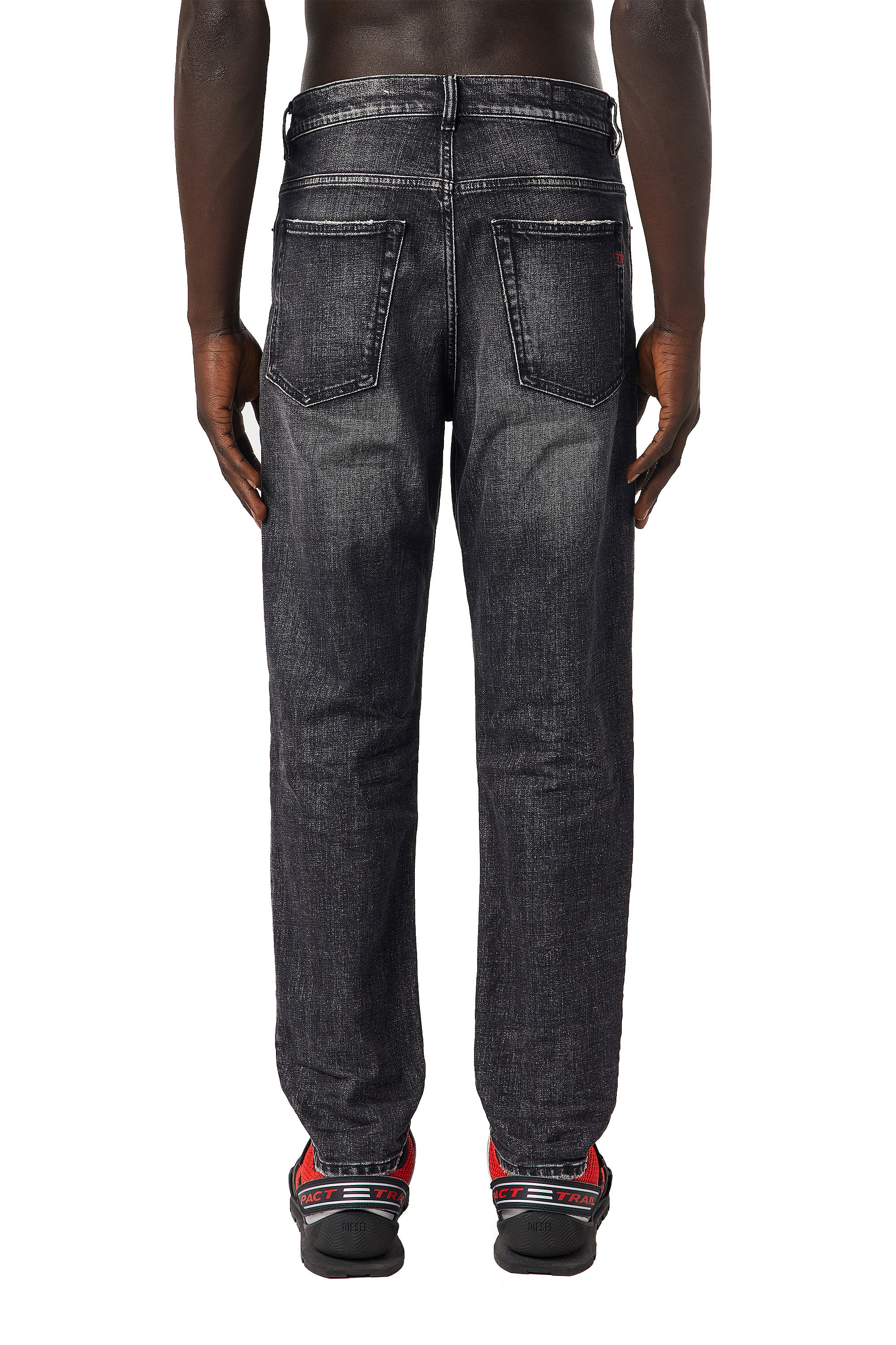 Diesel - 2005 D-FINING 09C75 Tapered Jeans, Negro/Gris oscuro - Image 4