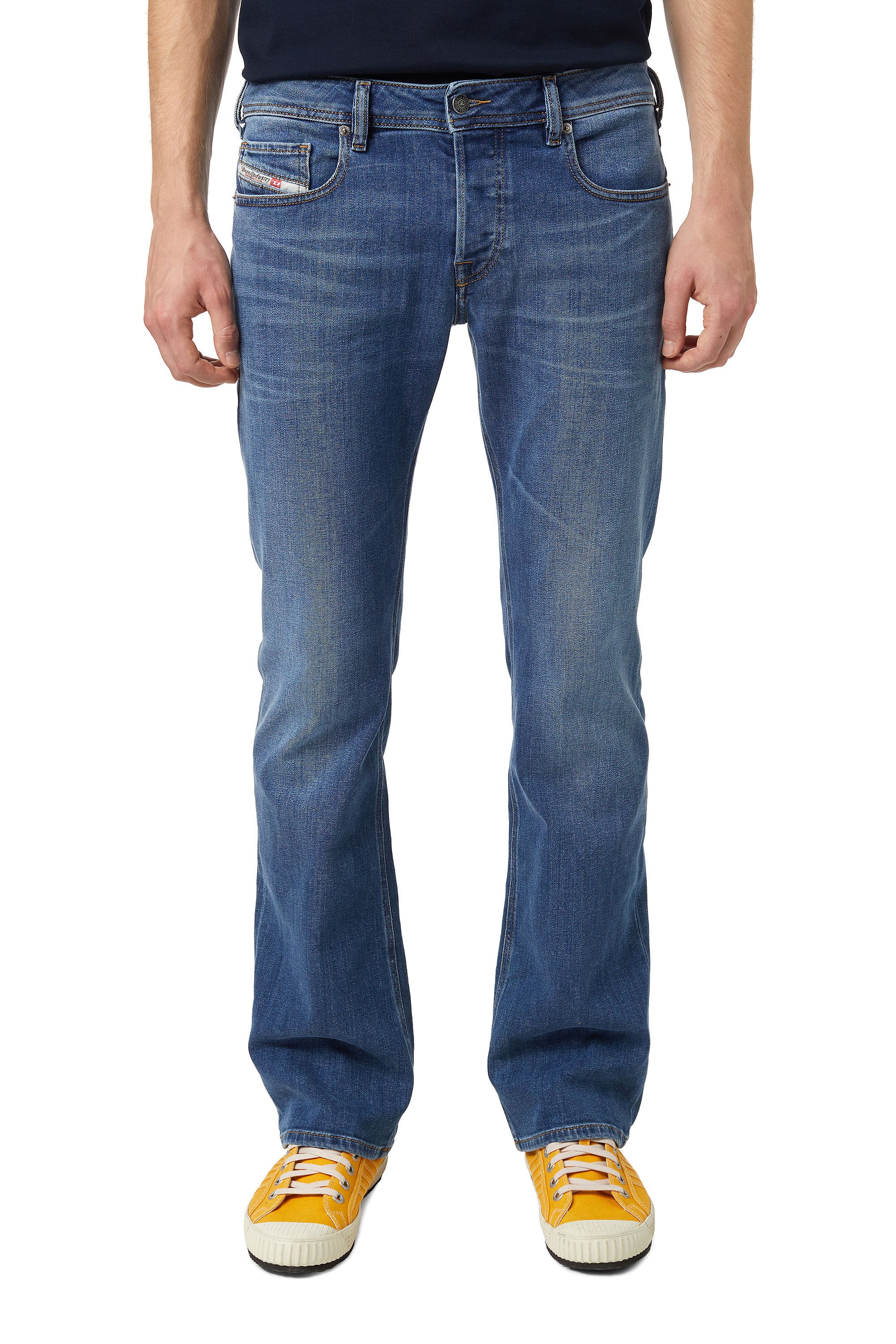 Diesel - Zatiny 09A80 Bootcut Jeans, Azul medio - Image 3