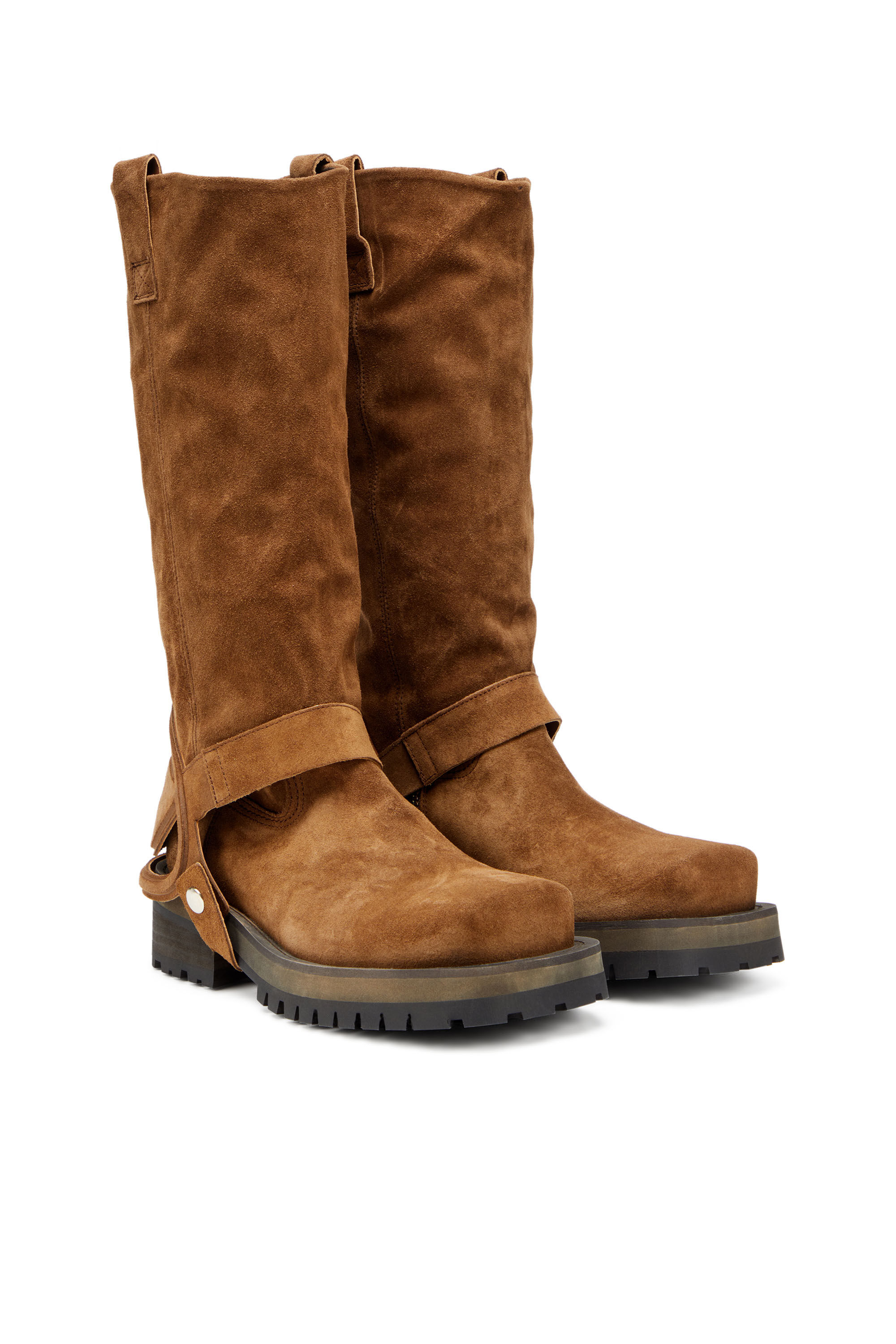 玄関先迄納品 | boot biker Texan low and D-Texan-High Women's Brown Diesel | 靴