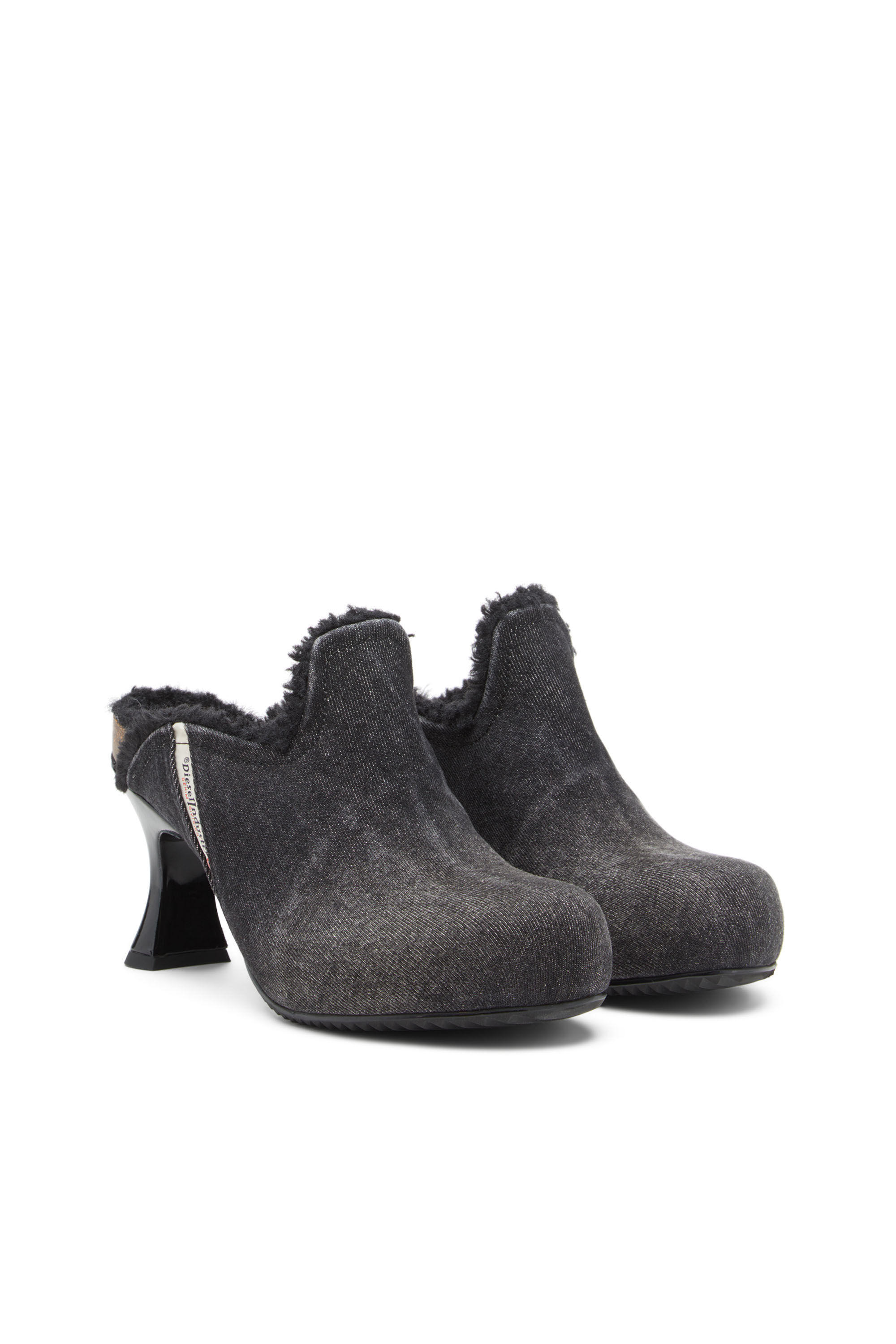 Men's D-Woodstock-Mules in faded denim | Blue | Diesel