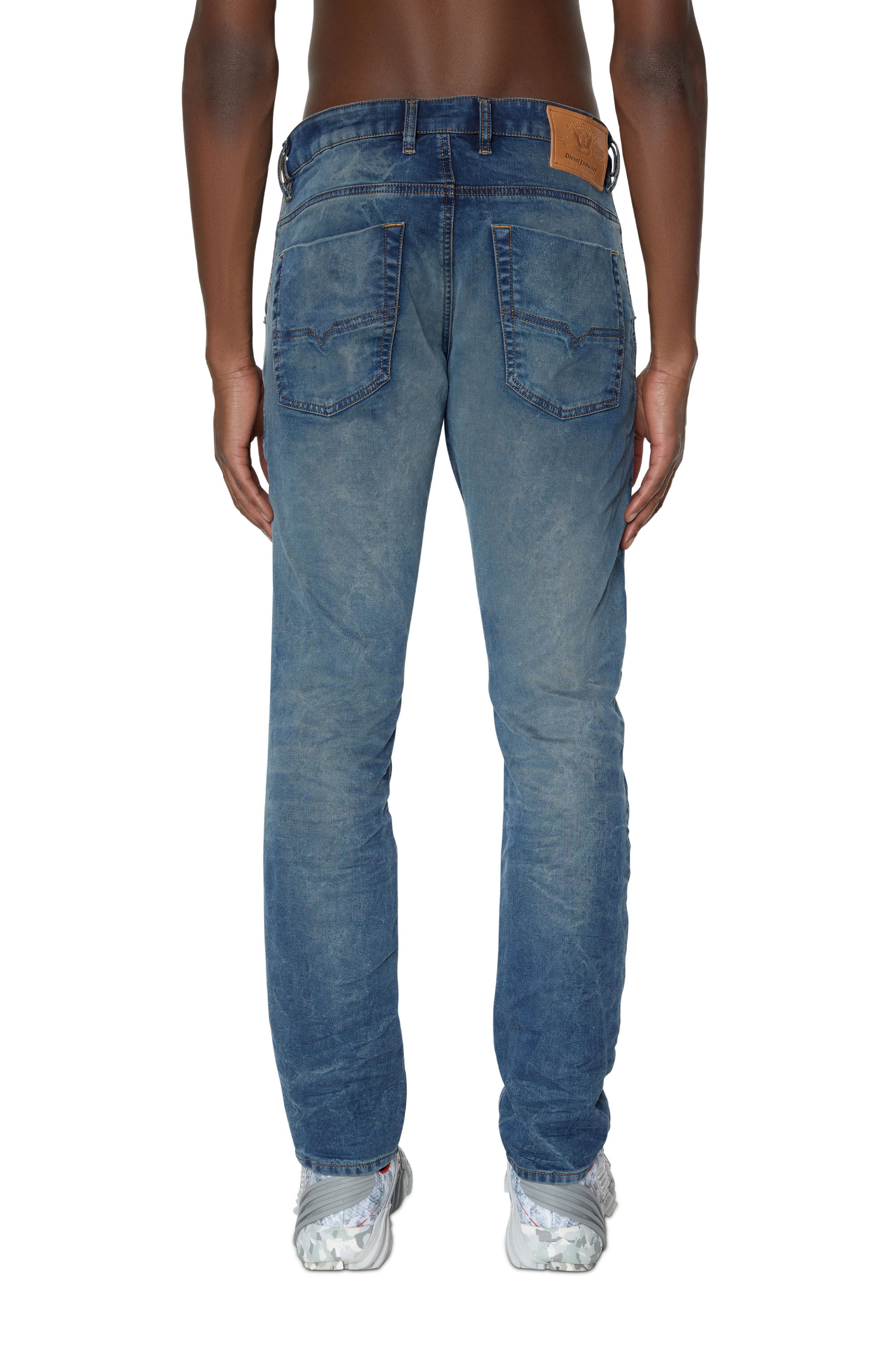 KROOLEY-Y-NE 068BD Man: Tapered Medium blue Jeans | Diesel