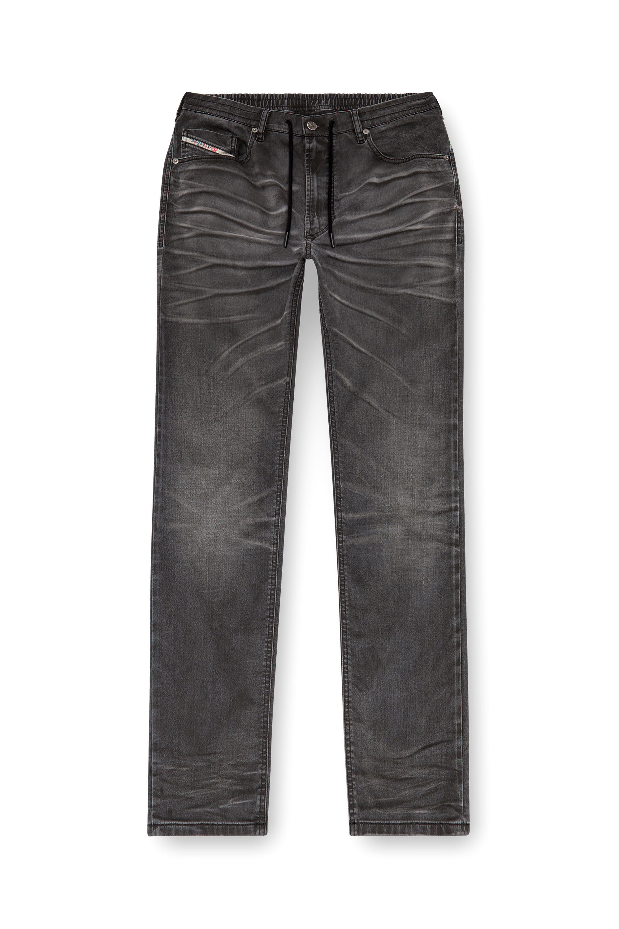 Diesel - Regular 2030 D-Krooley Joggjeans® 09J37 Hombre, Negro/Gris oscuro - 2